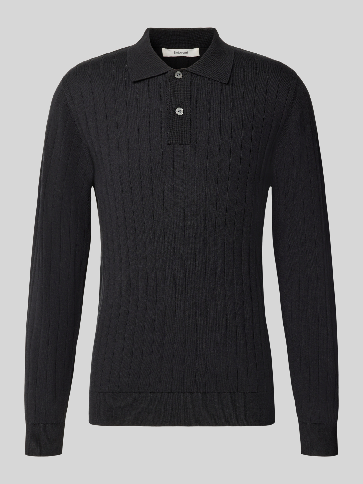 Selected Herren Schwarz Poloshirts, Gr. Xl