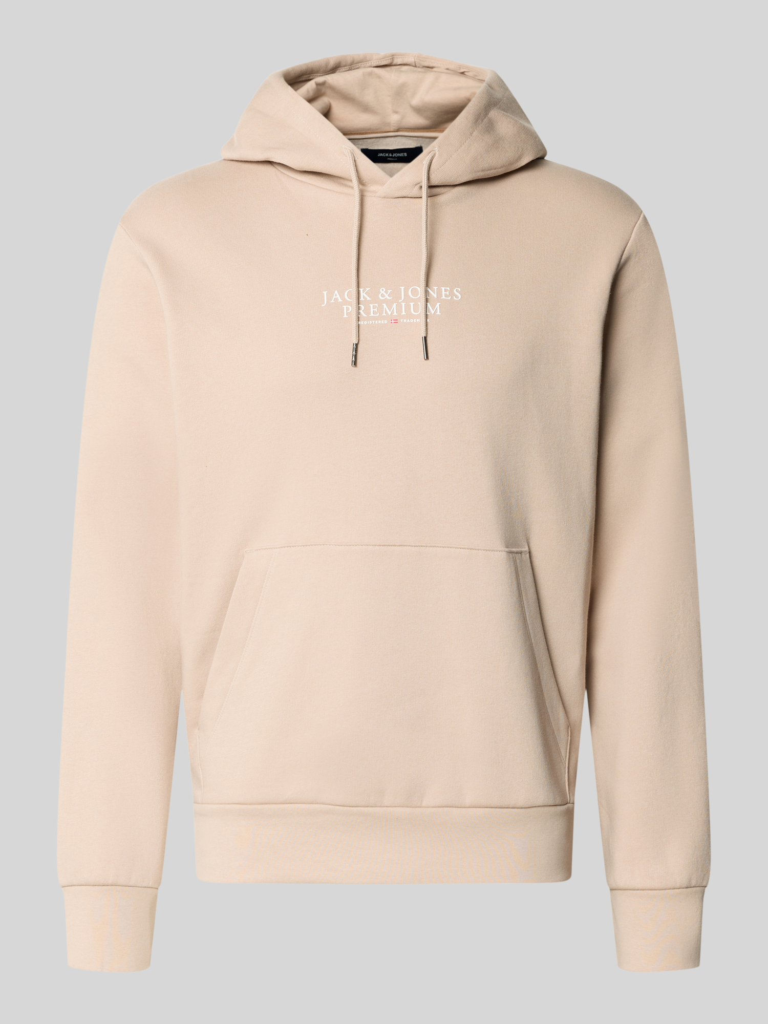 Jack & Jones Herren Offwhite Hoodies, Beige, Gr. Xl - Bild 2