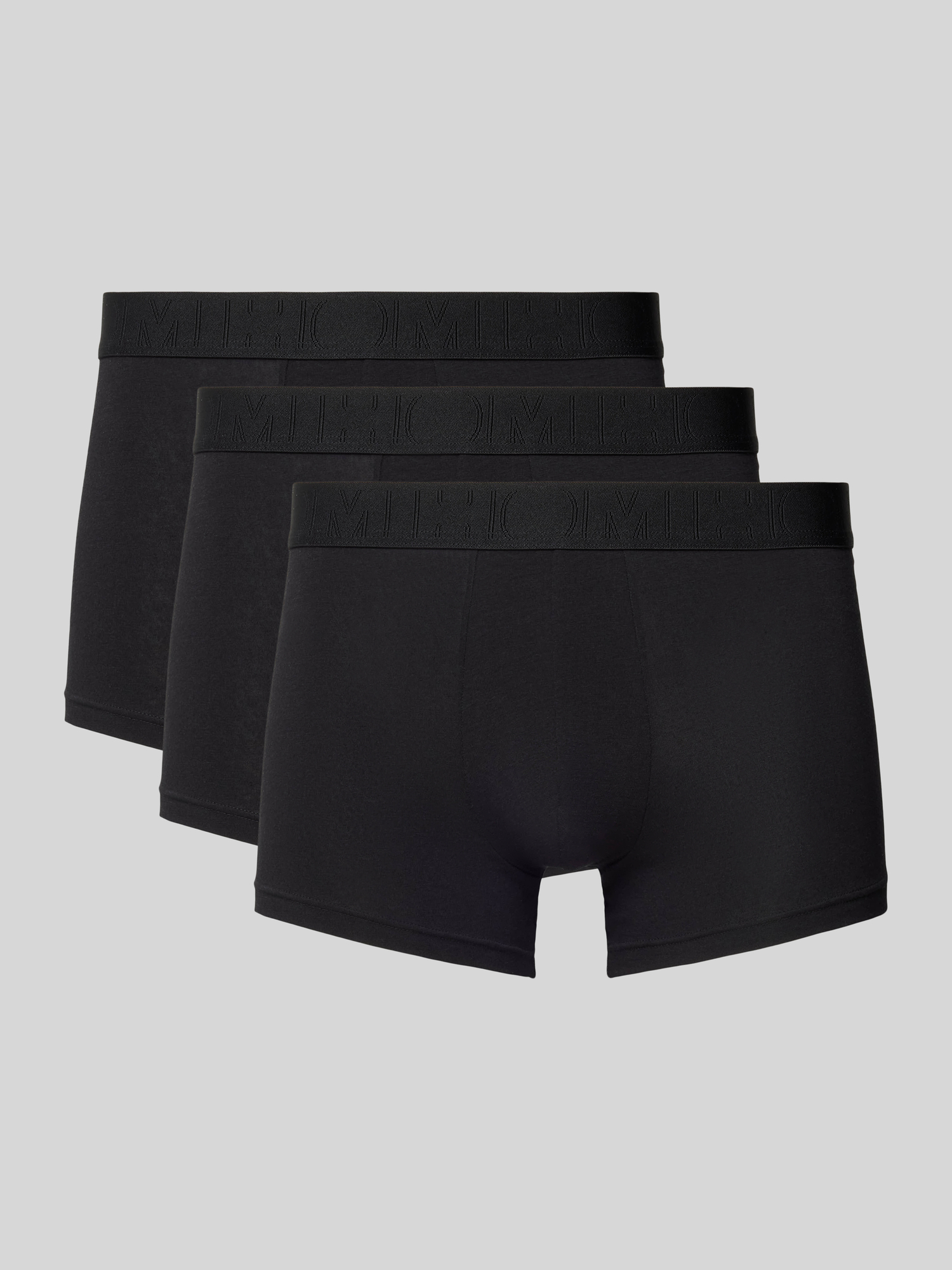 HOM, Herren, Unterhosen, Boxershort Casual Bequem sitzend Tonal Pack #2 3P - 17930, Schwarz, (3er Pack, XL) - Bild 9