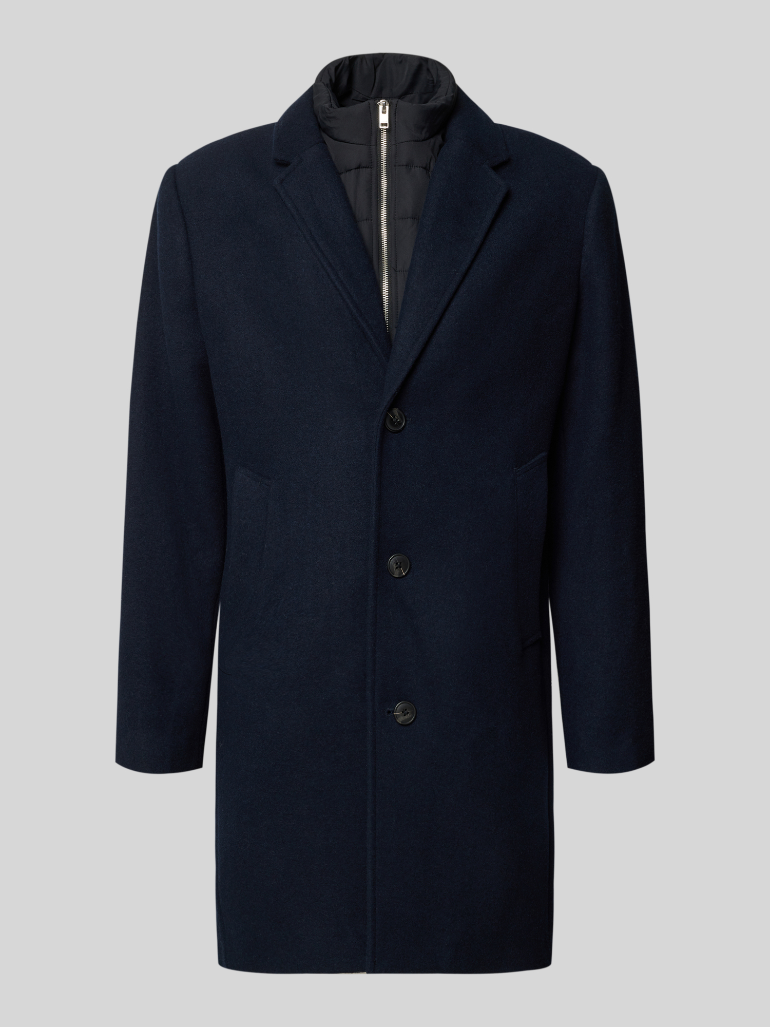 Lindbergh Herren Dunkelblau Klassische Mäntel, Blau, Gr. Xl
