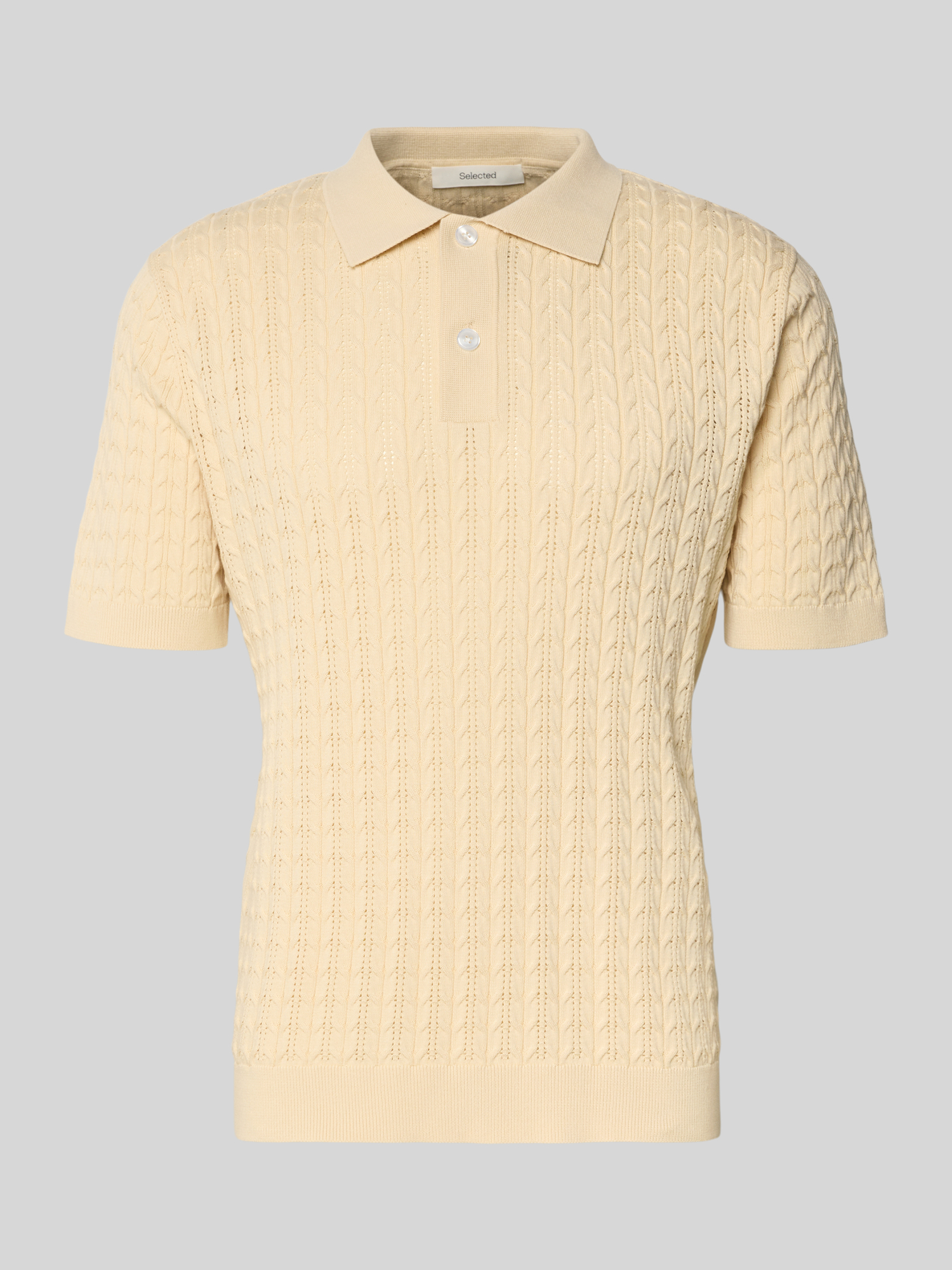 Selected Homme , Herren, Strickwaren, Beige, M - Bild 3