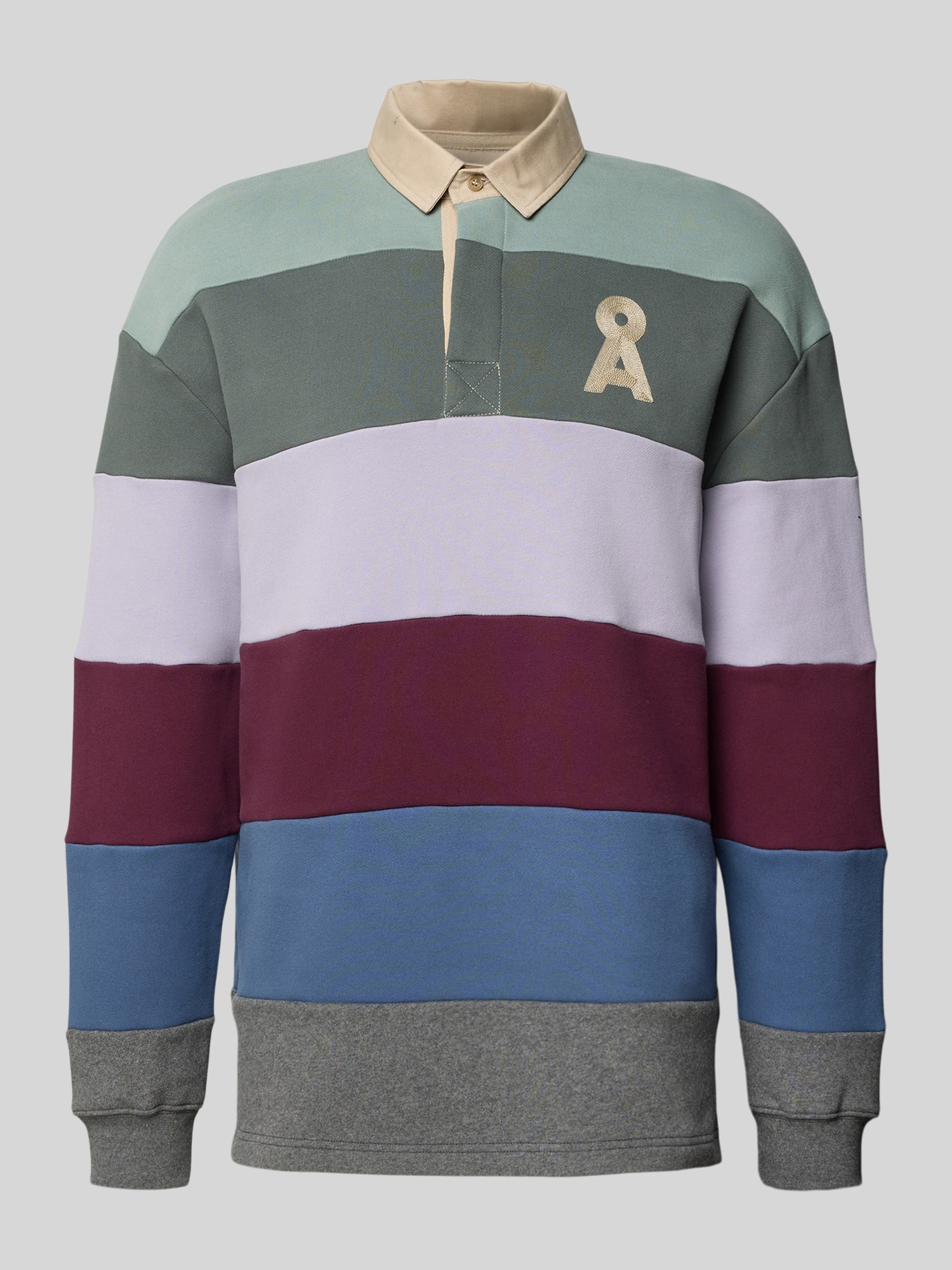 ARMEDANGELS Herren Poloshirt Baumwolle Hellgrün L