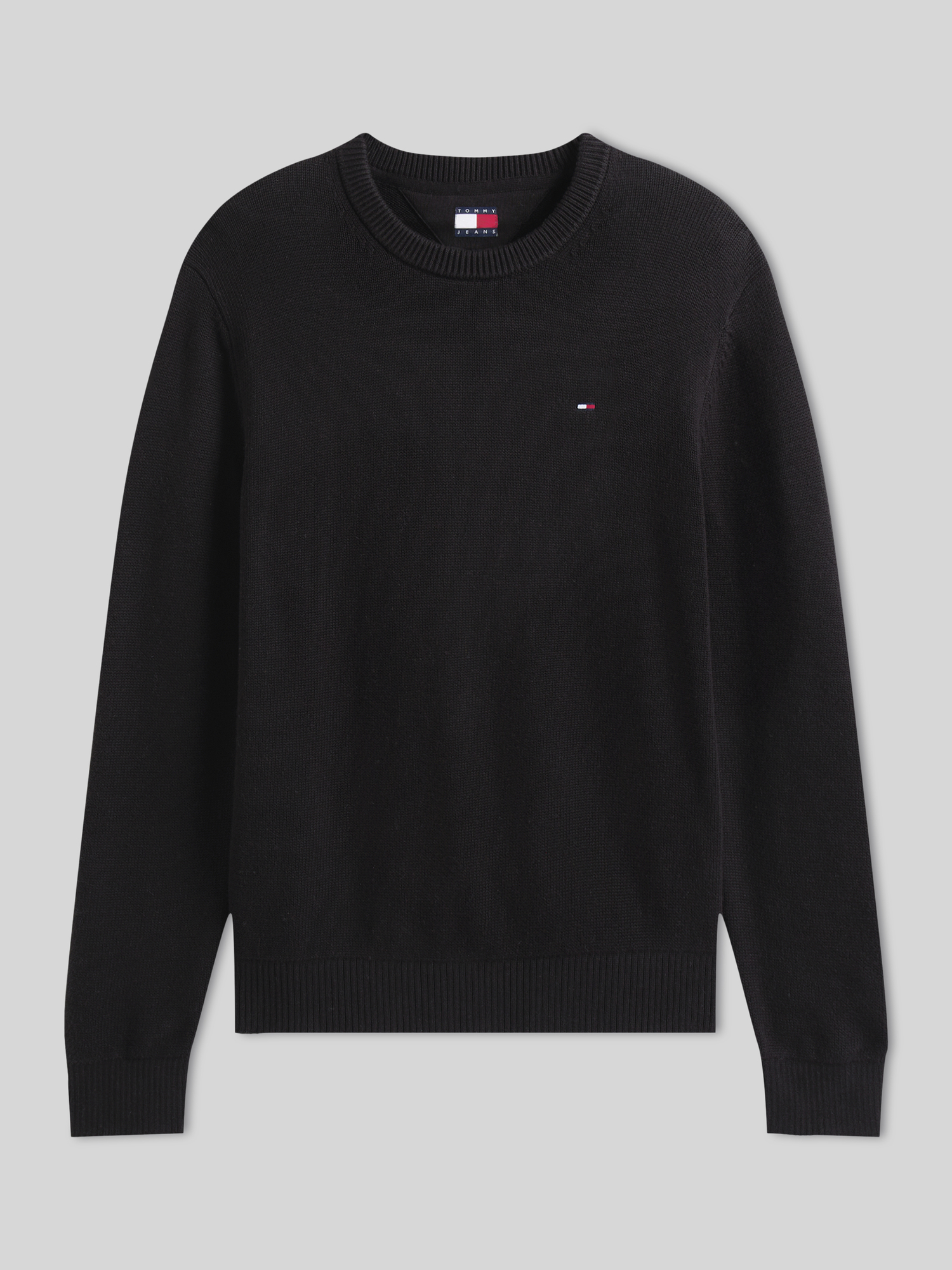 Tommy Jeans Herren Schwarz Pullover Dm0dm21787 Regular Fit - Bild 5