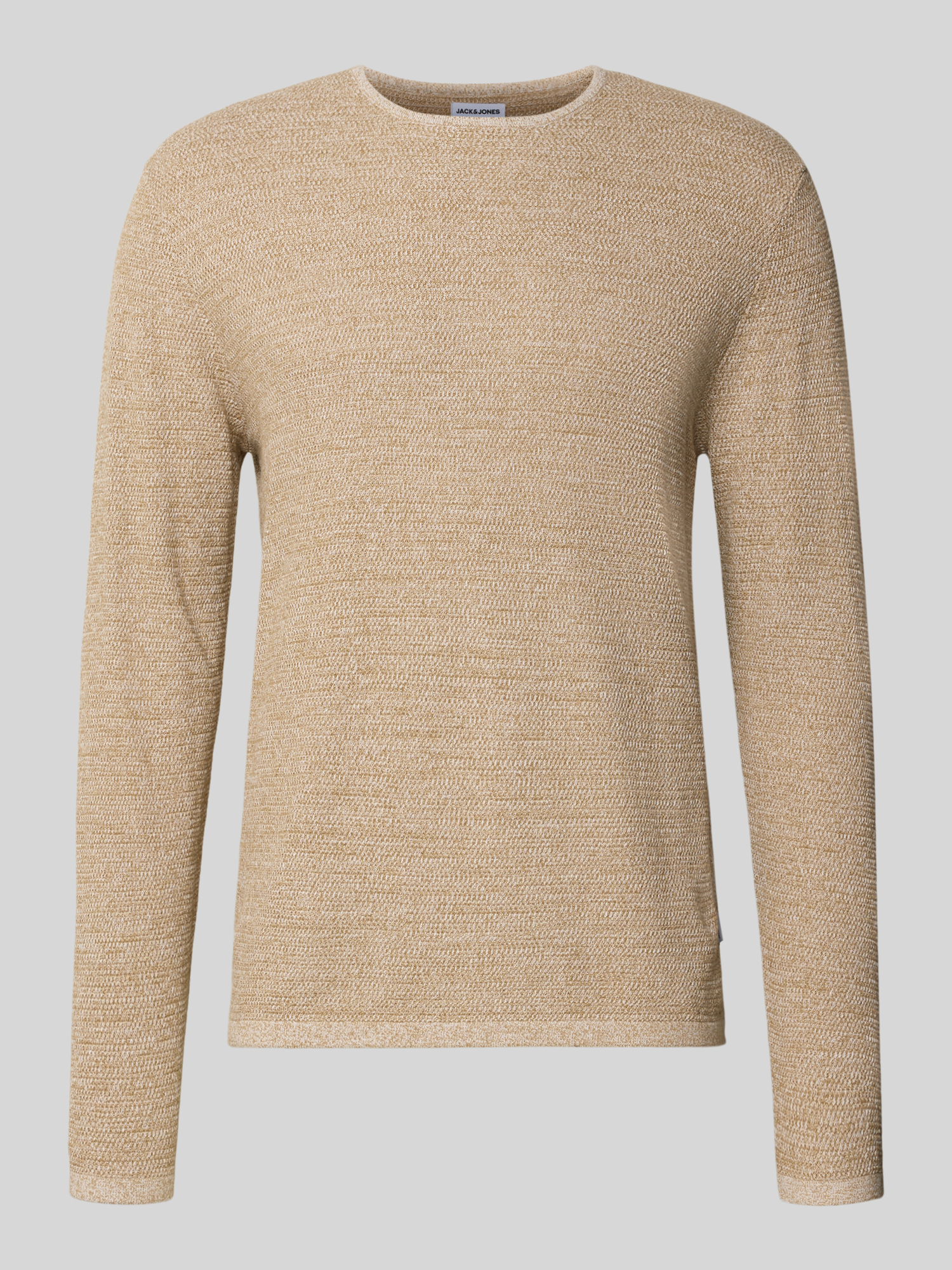 Jack & Jones Herren Beige Pullover George 12268279 Regular Fit - Bild 5