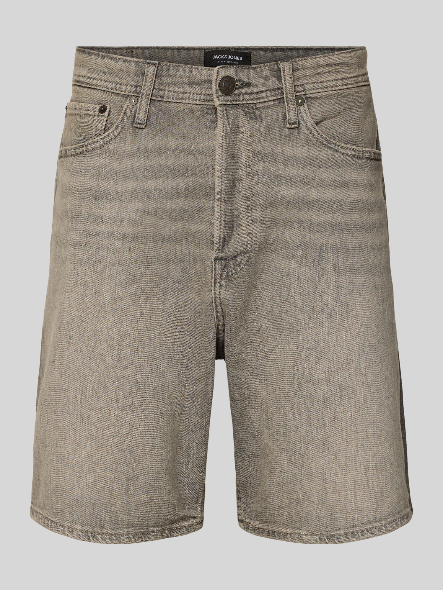 Jack & Jones Herren Jeans Shorts Relaxed Fit M Mittelgrau