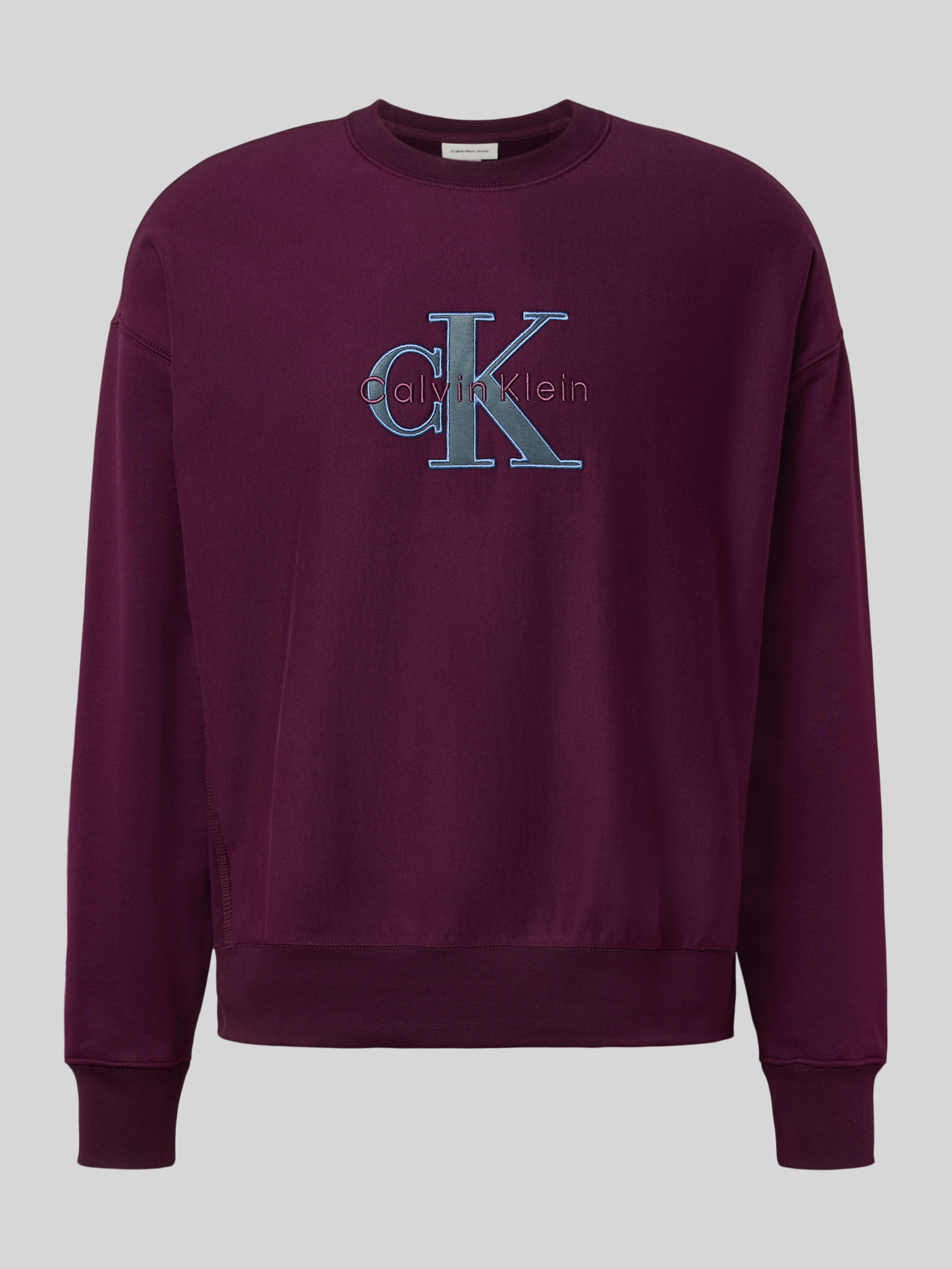 Calvin Klein Jeans - Herren Sweatshirt - Bordeaux - Gr. L