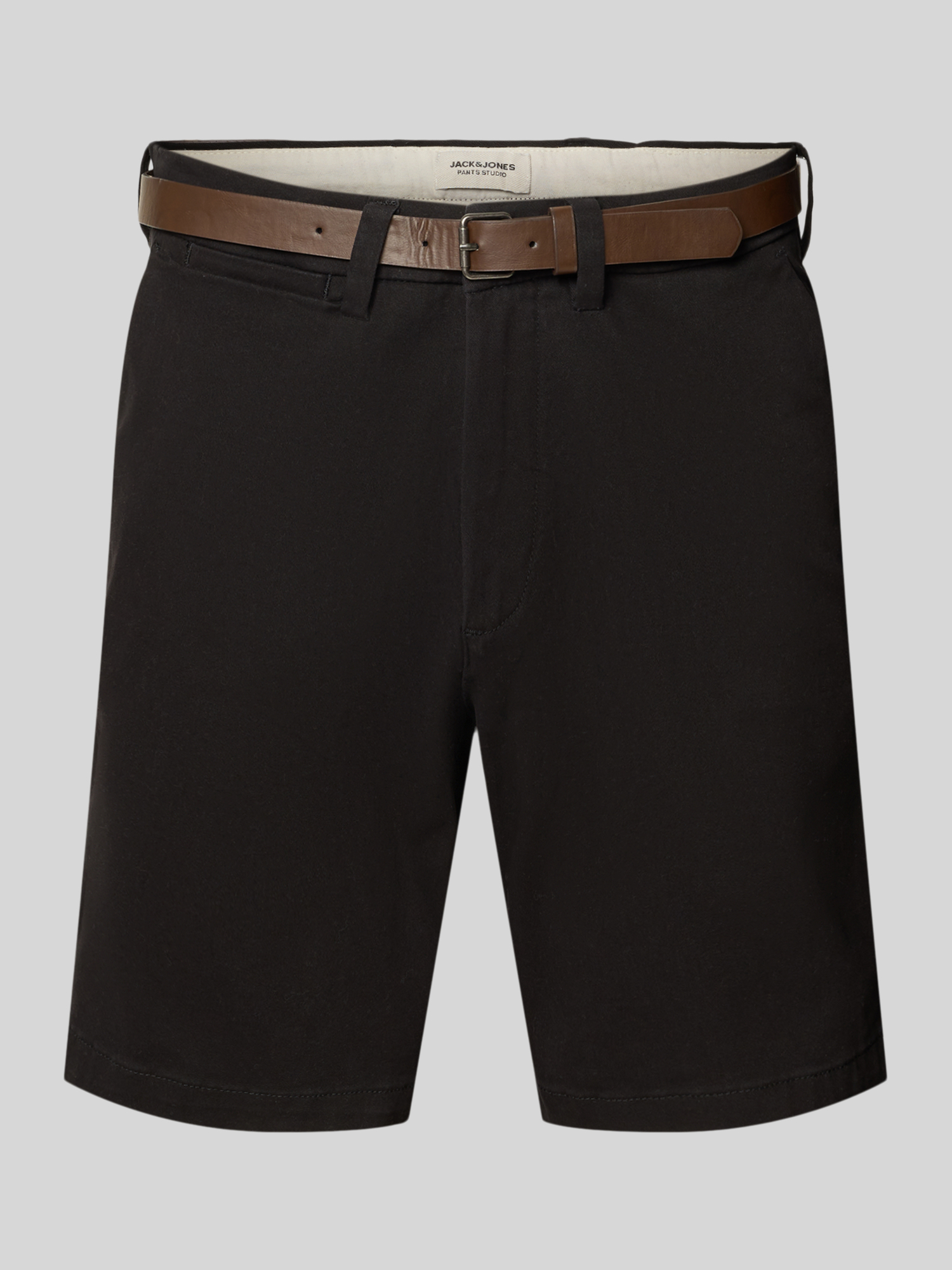 Jack & Jones Herren Straight Fit Shorts Gr. L Schwarz