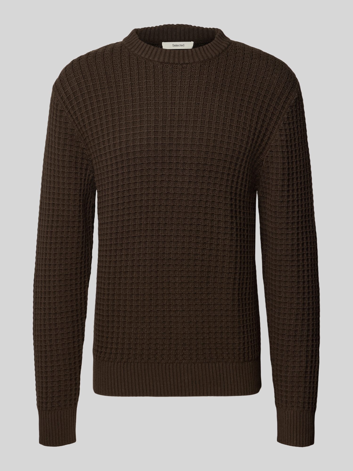 Selected Homme Pullover - Herren - Baumwolle - Gr. XL - Braun