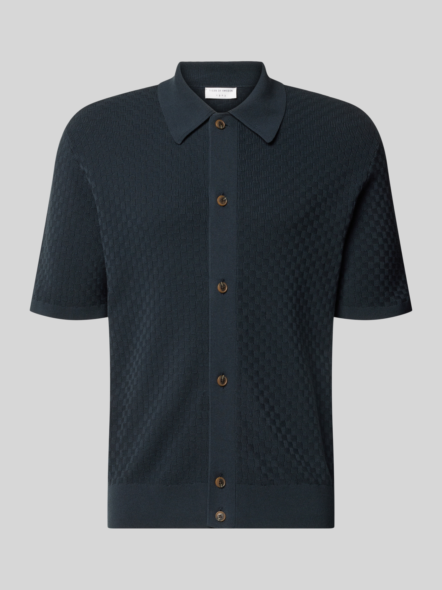 Tiger Of Sweden - Herren - Poloshirt - Regular Fit - Blau - Größe L