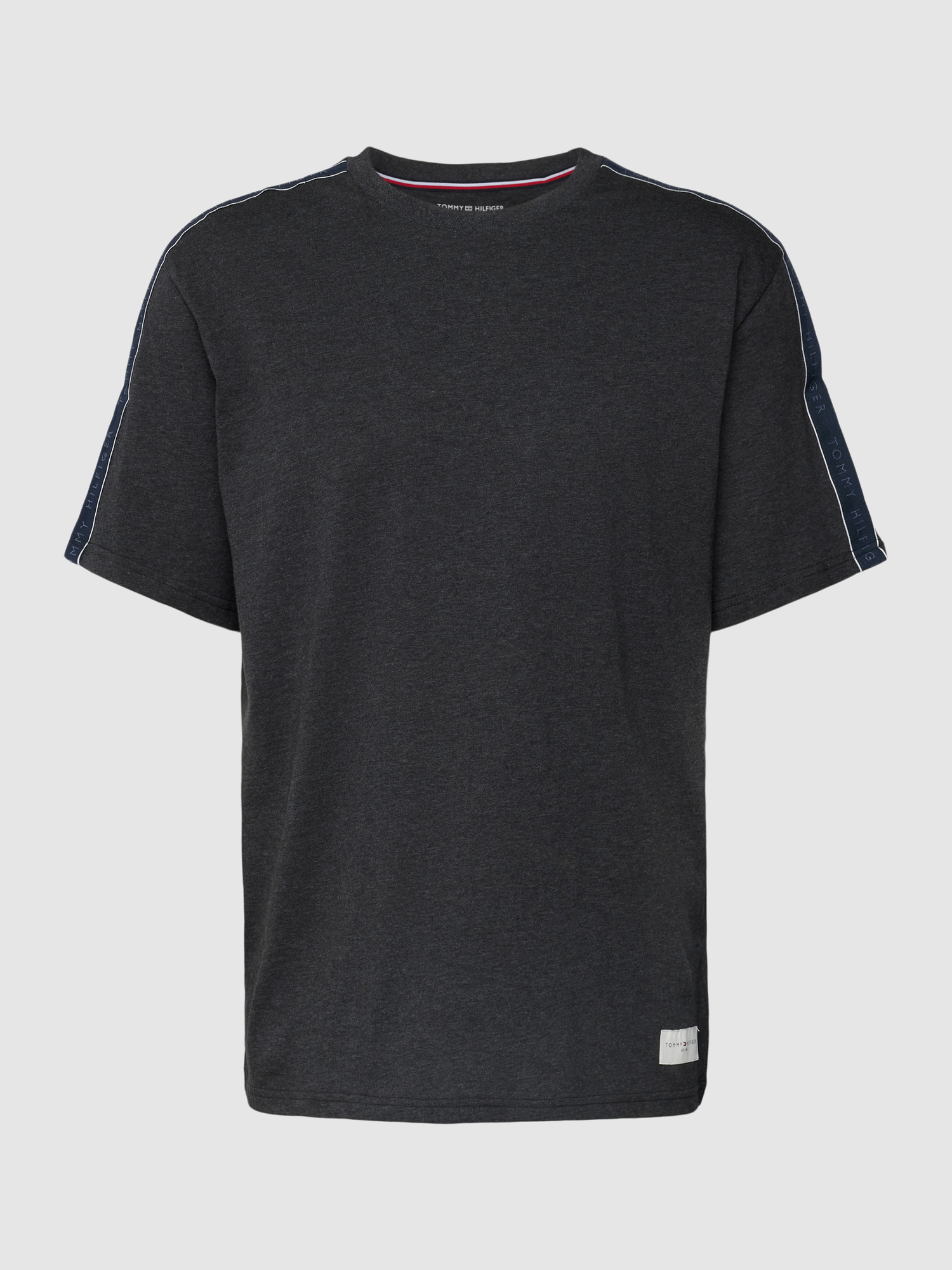 Tommy Hilfiger Herren T-Shirt Baumwolle Grau M