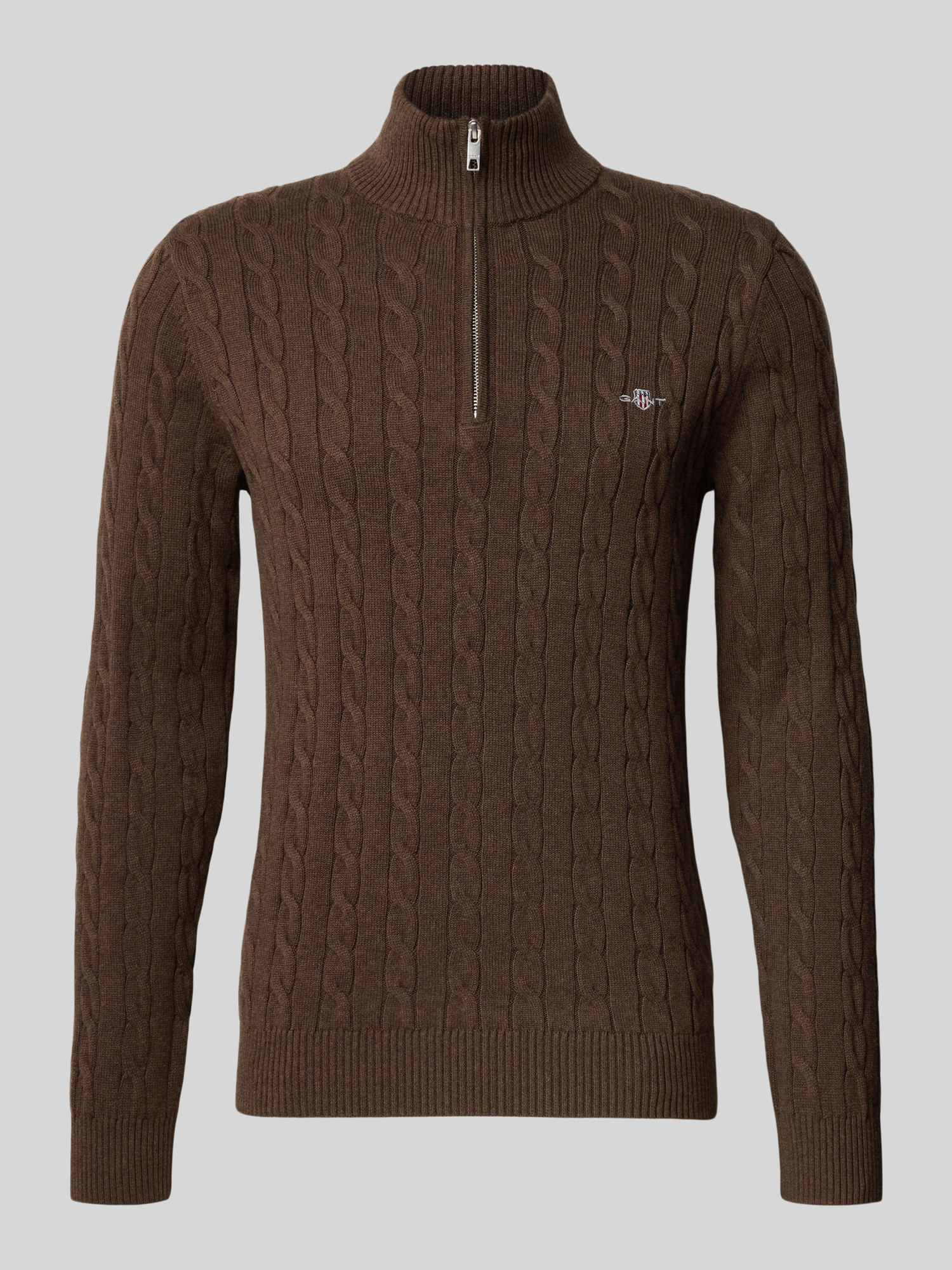 Gant Herren Dunkelbraun Troyer, Braun, Gr. S