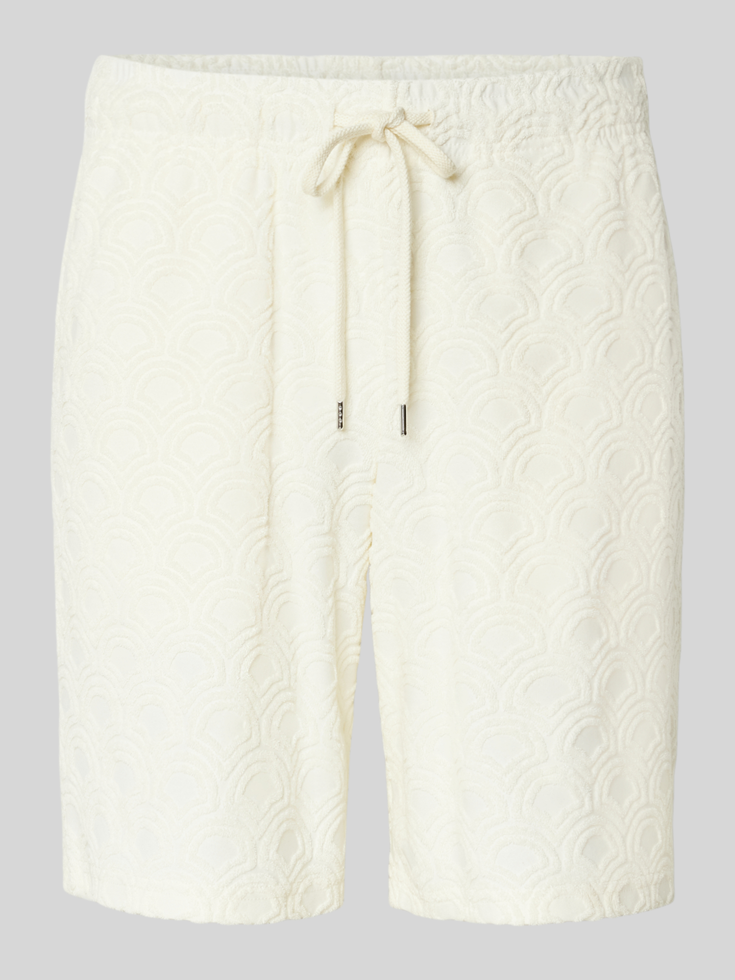 Jack & Jones Herren Sweatshorts - Baumwoll-Mix - Offwhite - XL