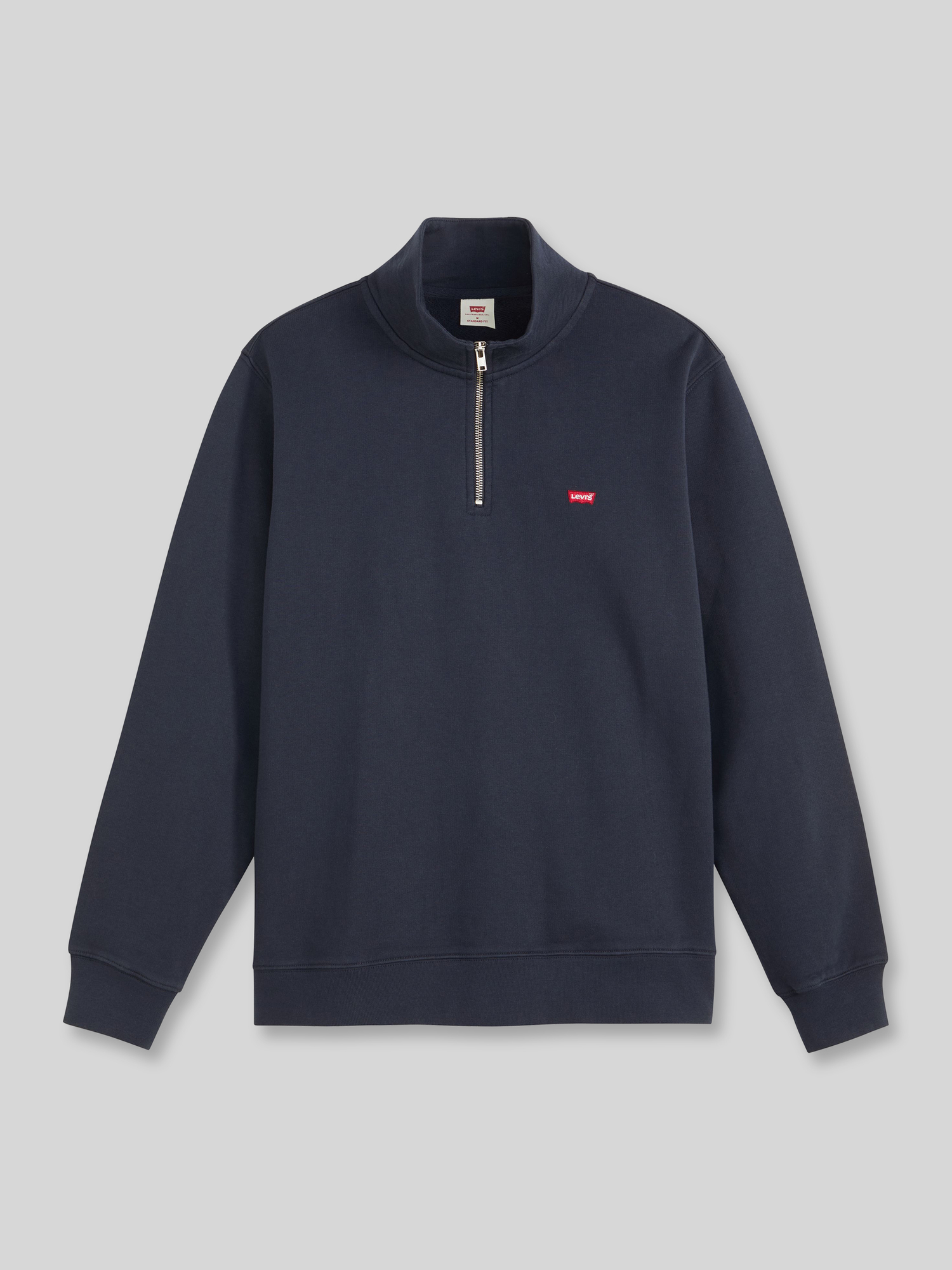 Levis, Herren, Pullover, Sweatshirt Casual Bequem sitzend ORIGINAL HM 1/4 ZIP, Blau, (XL) - Bild 9