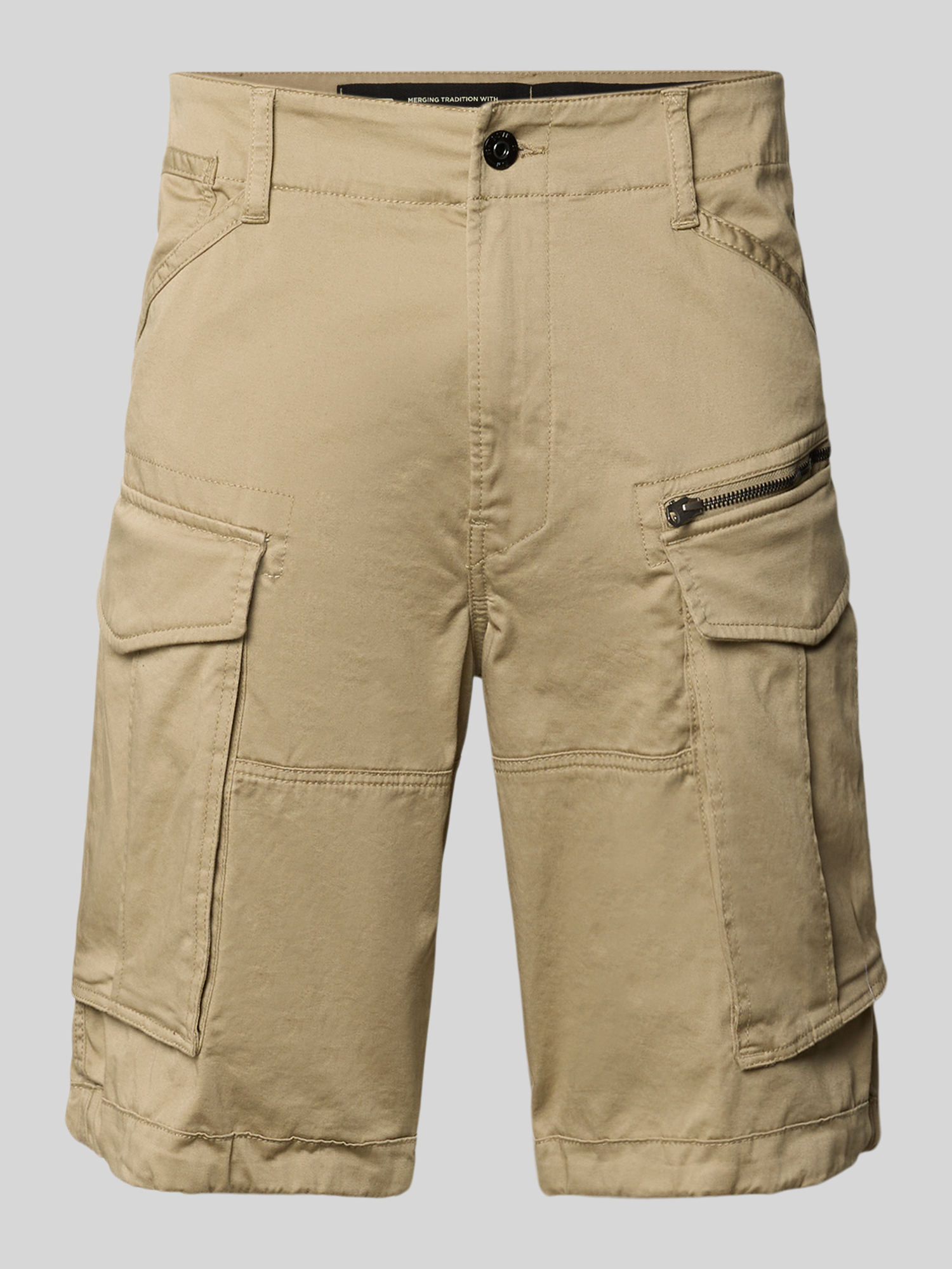 G-STAR Herren Cargo Shorts Rovic Zip - Relaxed Fit - Schwarz - Black Stretch - Bild 4
