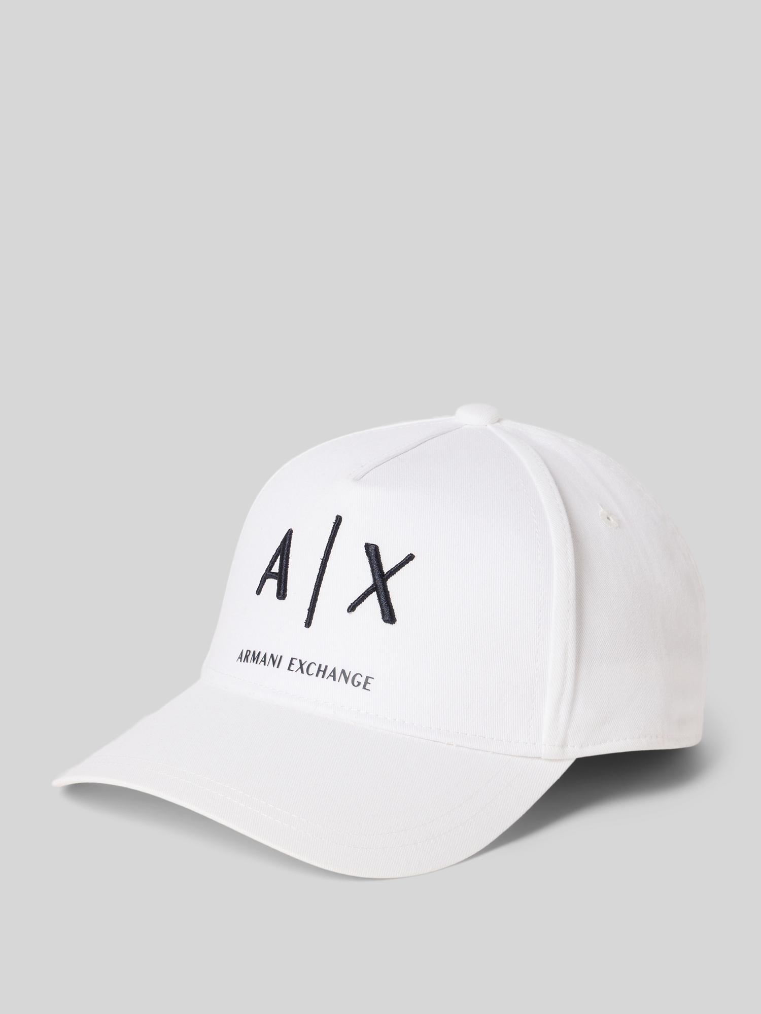 Armani Exchange - Herren Basecap - Baumwolle - Offwhite - Gr. 1