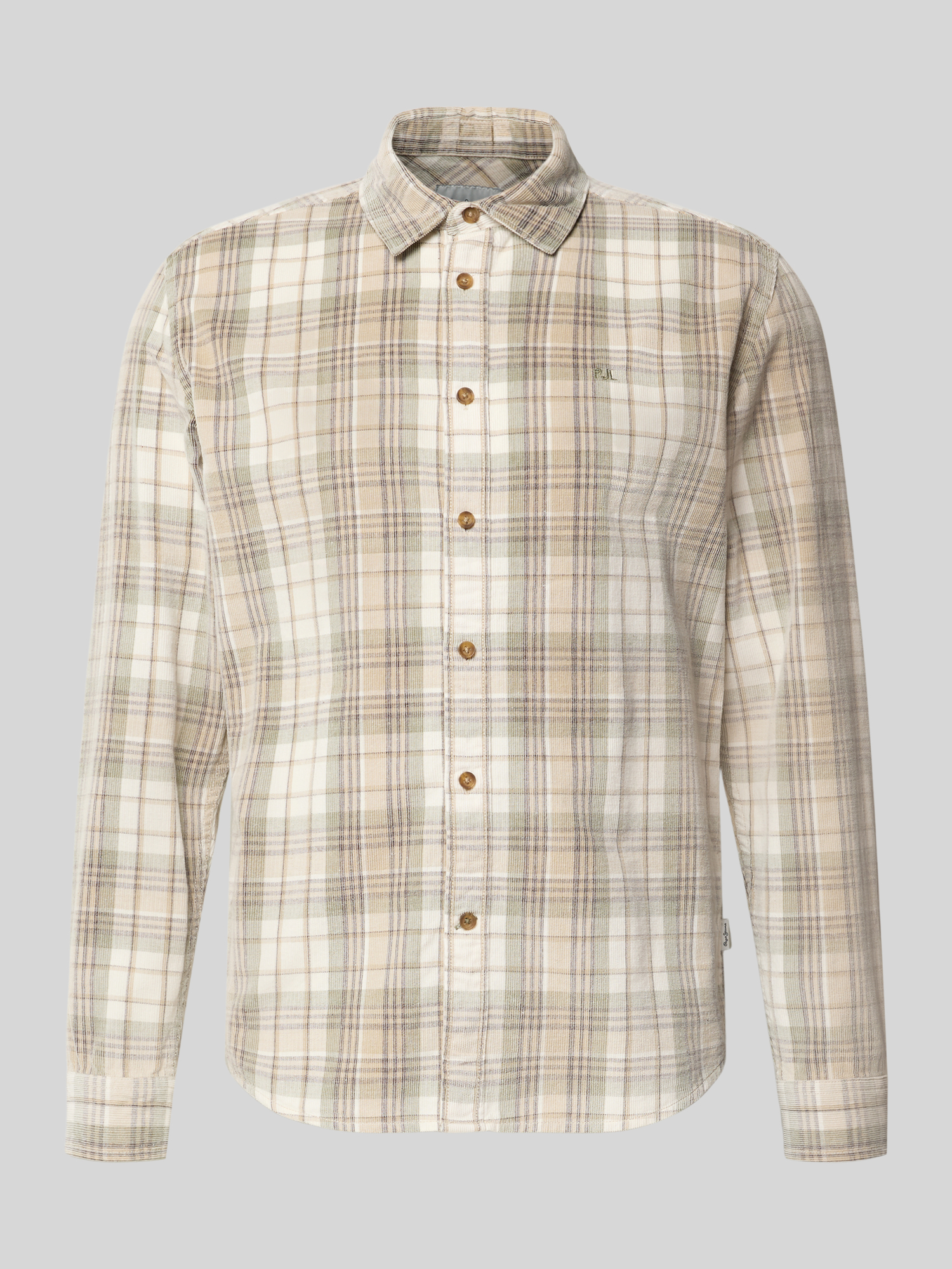 Pepe Jeans - Herren - Hemd - S - Mittelgrau - Baumwolle