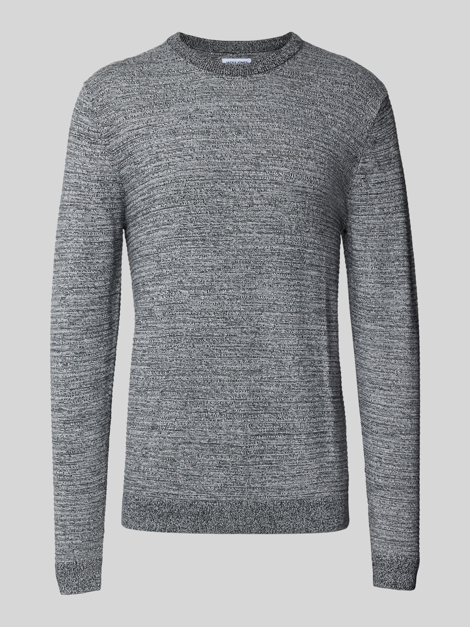 Jack & Jones Pullover Herren - Baumwolle - Dunkelgrau Melange - XXL