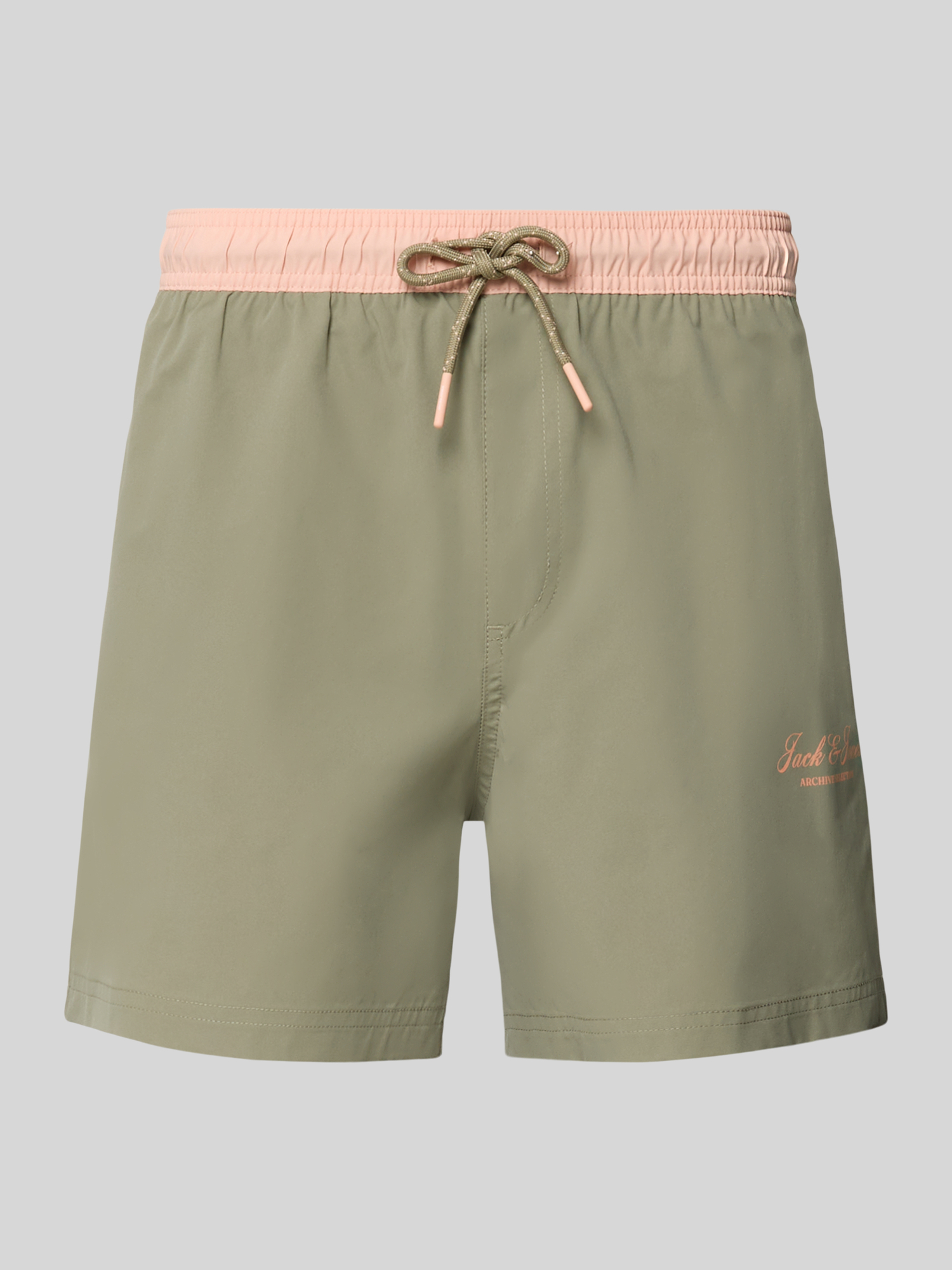 JACK & JONES - Herren - Badeshorts - Modell MAUI - Khaki - S