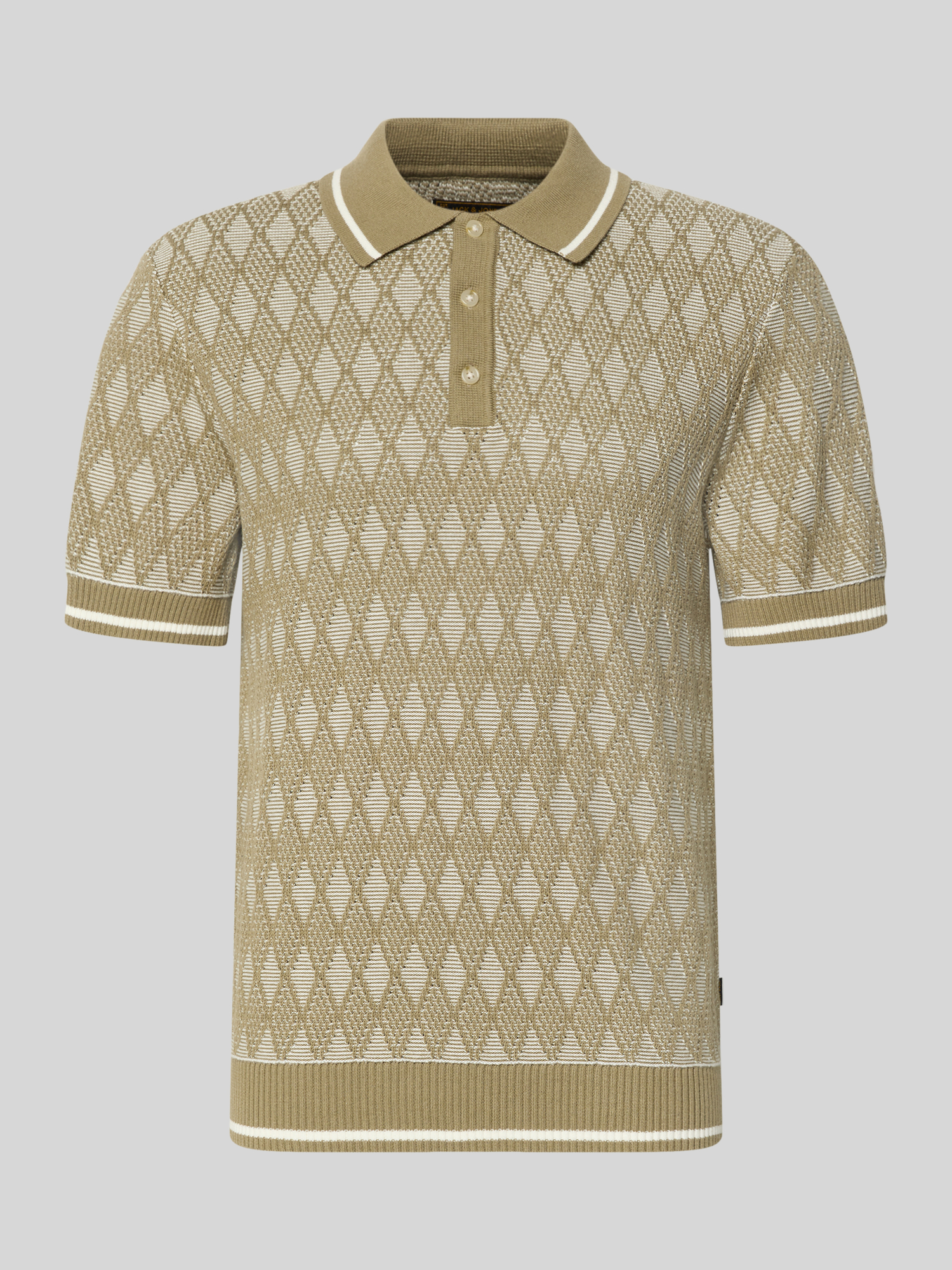 Jack & Jones Premium Herren Poloshirt Baumwolle Oliv L - Bild 2