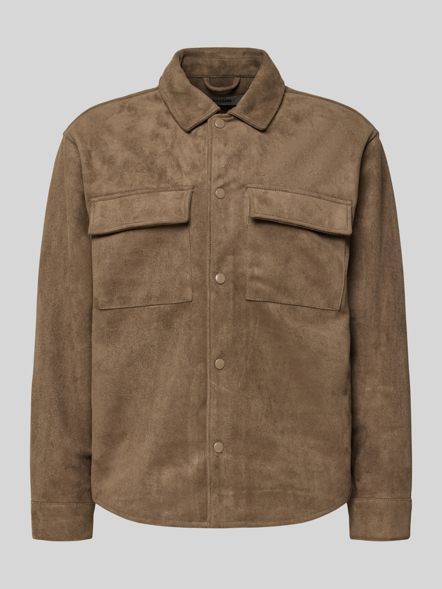 Only & Sons Herren Lederjacke Khaki XXL