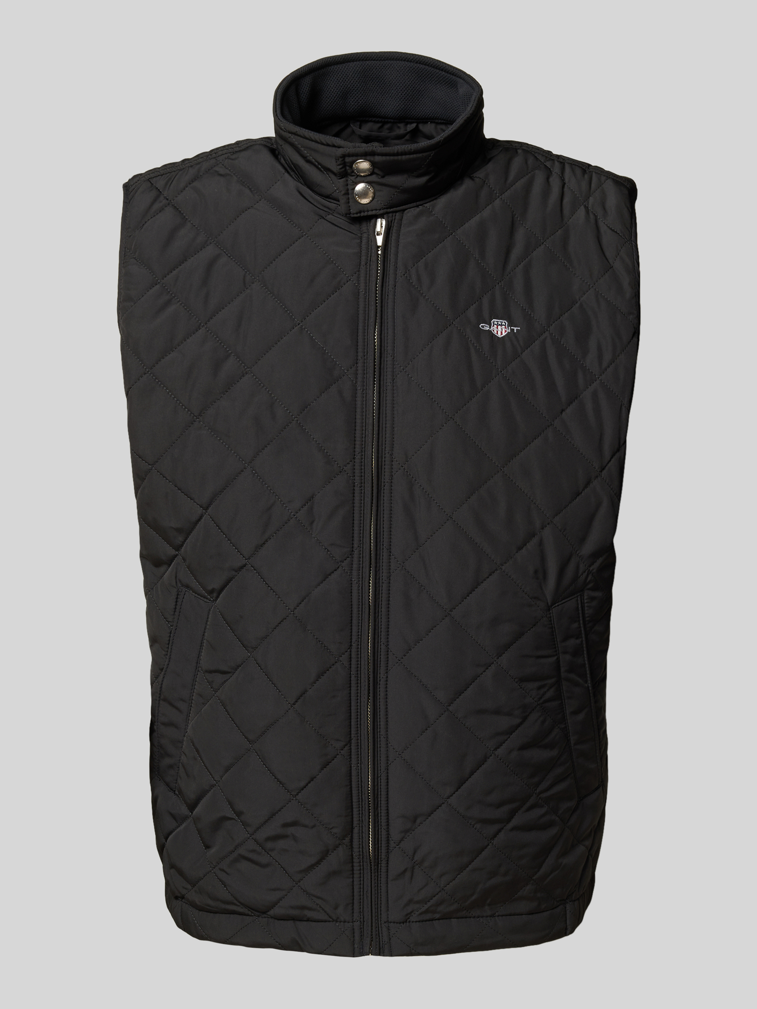 Gant Herren Schwarz Steppweste "Quilted Windcheater Vest" Mit Wattierung Aus Recyceltem Polyester erhältlich in Größe 40 von Baur - Bild 3