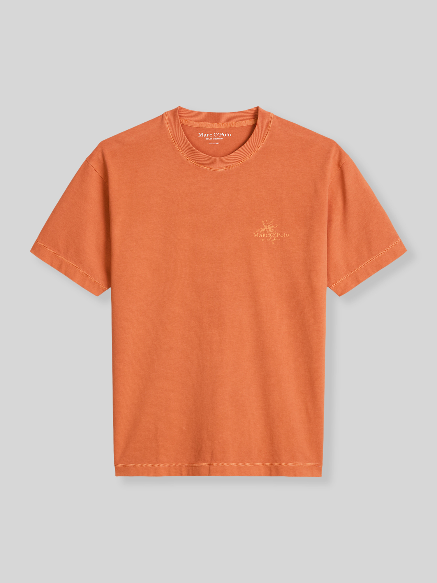 Marc O'Polo Herren T-Shirt Baumwolle Rot S