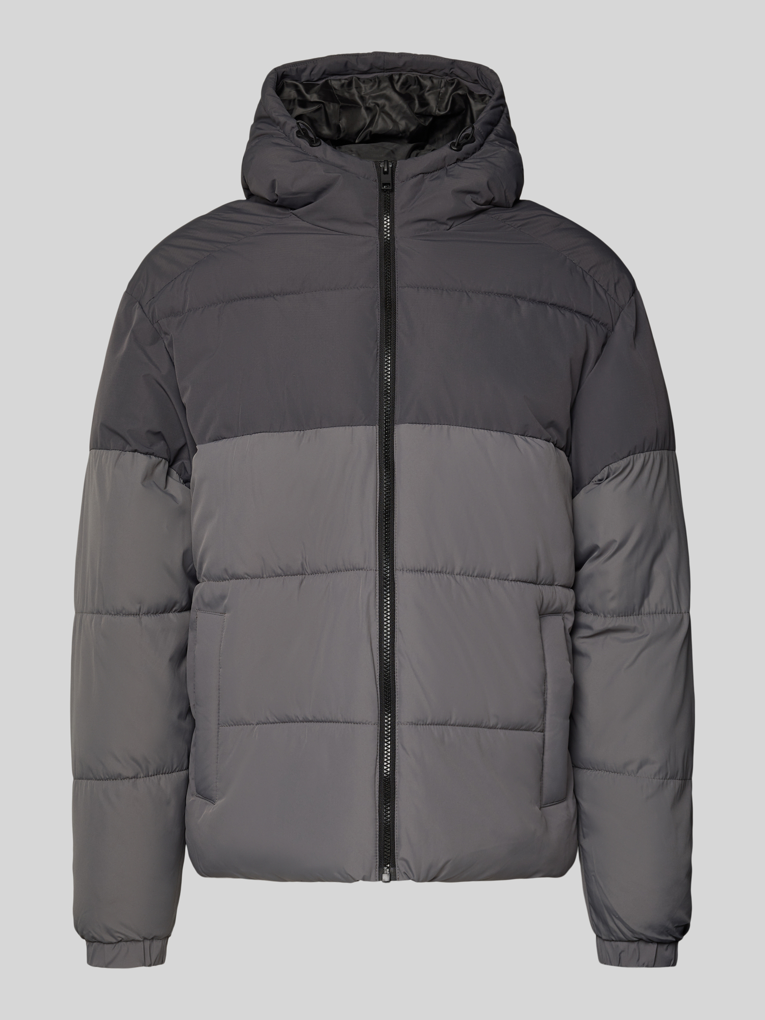 Jack & Jones - Herren Steppjacke - Regular Fit - Mittelgrau - L