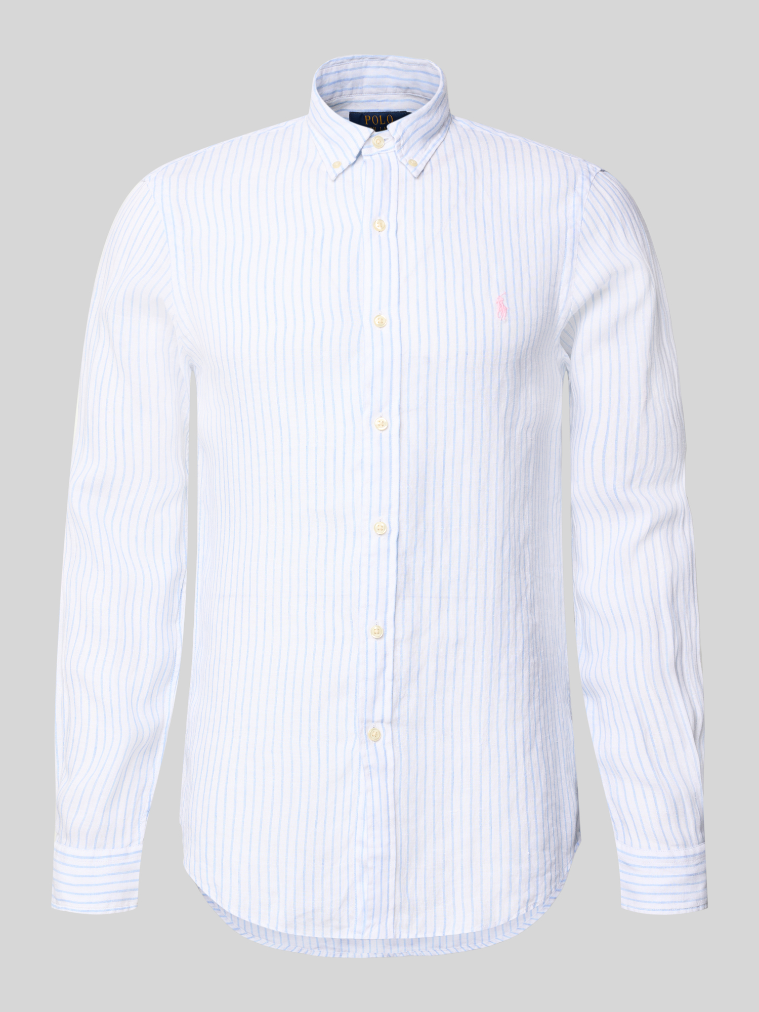 Polo Ralph Lauren - Herren Freizeithemd - Leinen - M - Blau