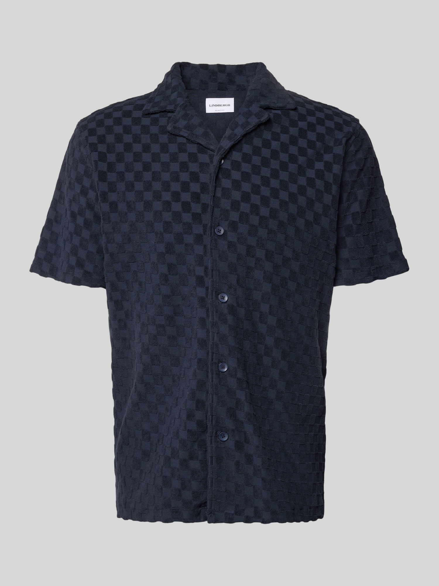 Lindbergh - Hemd - Regular Fit - L - Marine
