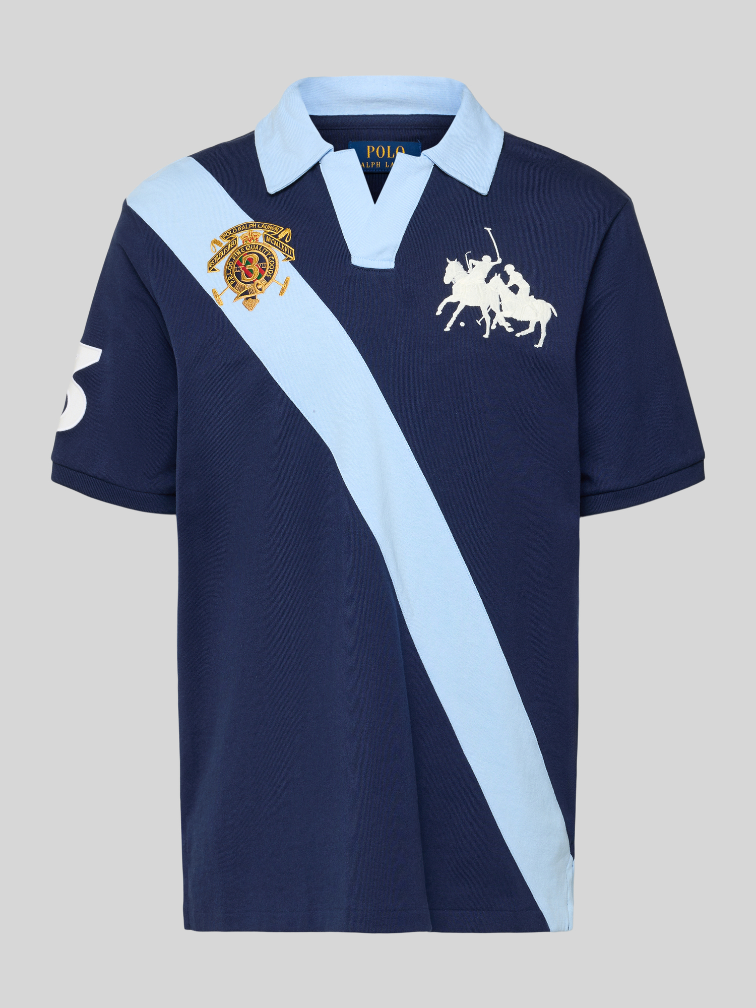 Polo Ralph Lauren Herren Poloshirt Marine M Reine Baumwolle