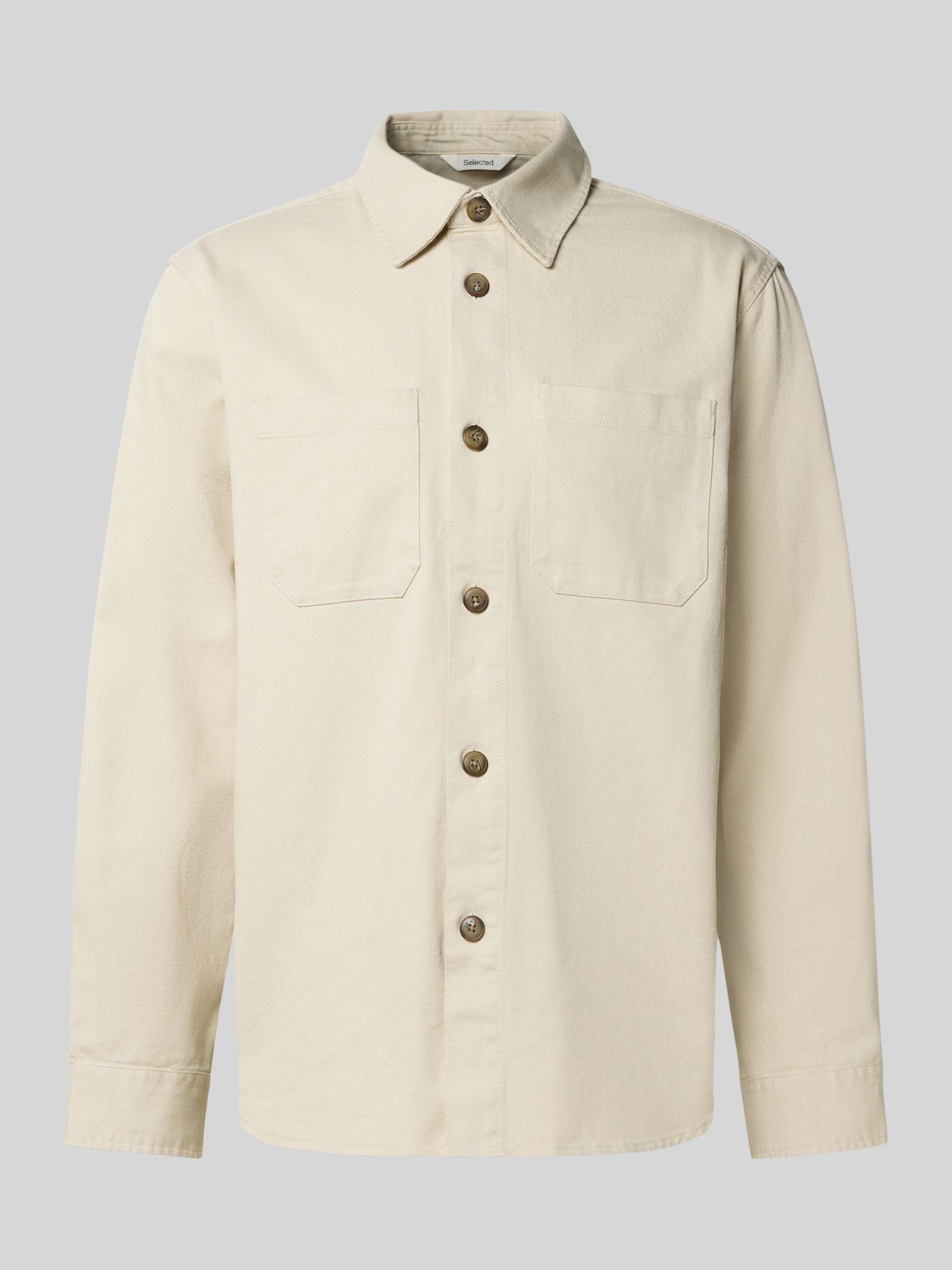 Selected Homme - Hemdjacke - Baumwolle Denim - Offwhite - XL