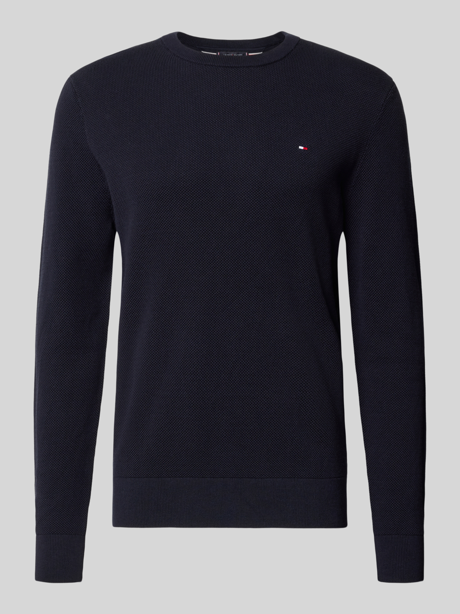Tommy Hilfiger - Essential Structure Rundhals - Knitwear - Herren - Blau - 2XL - Bild 4