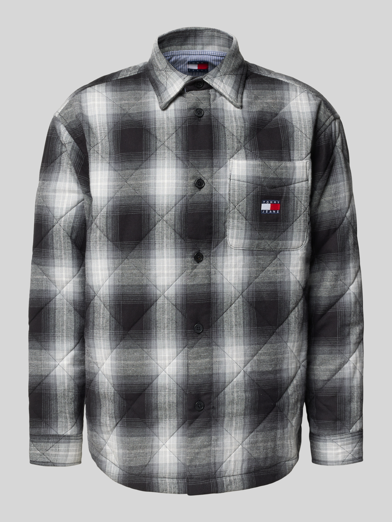 Tommy Jeans - Hemdjacke für Herren - Baumwolle - Schwarz - L