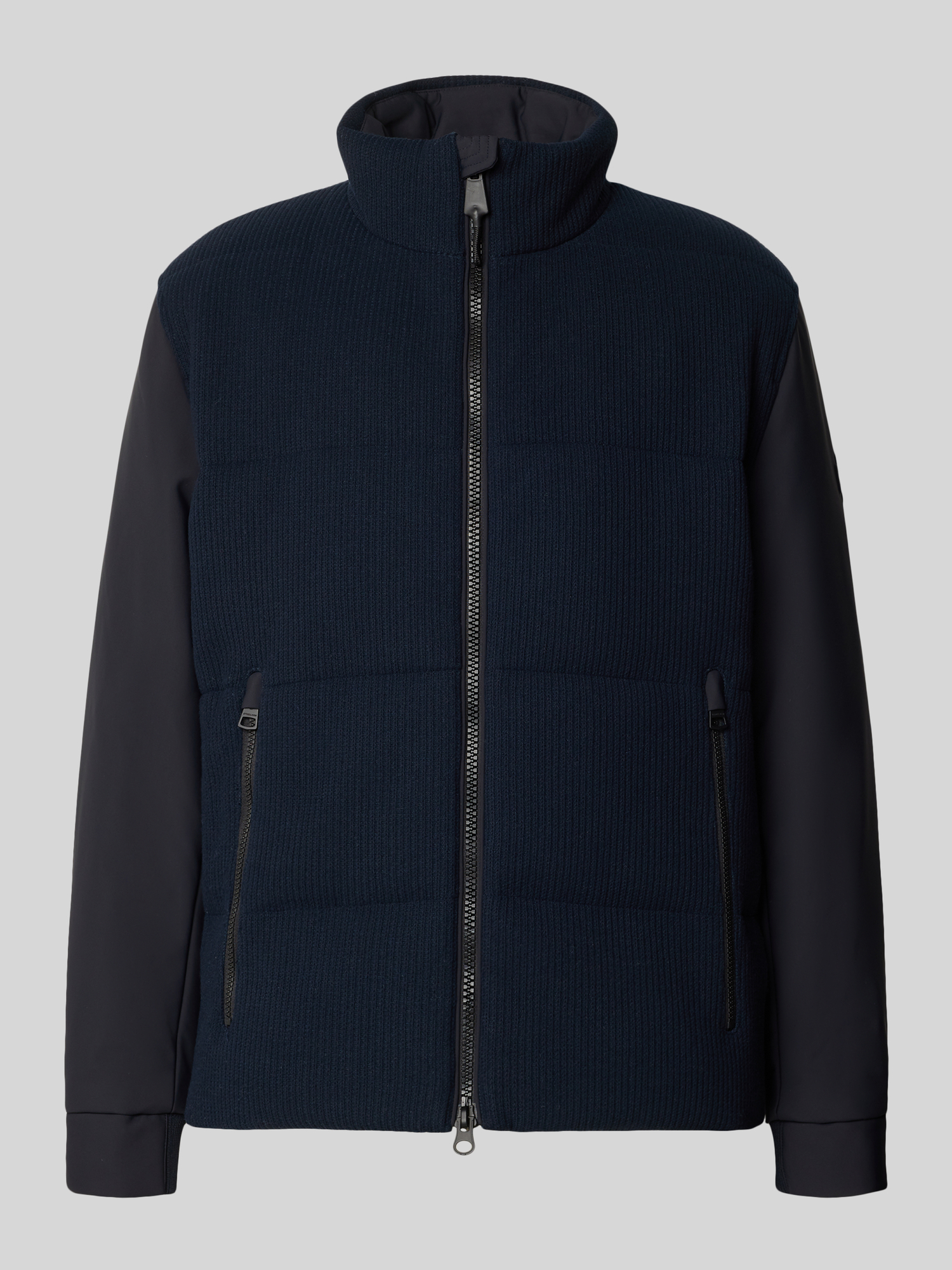 Strellson Herren Blau Jacke Mikrofaser Unifarben - Bild 4
