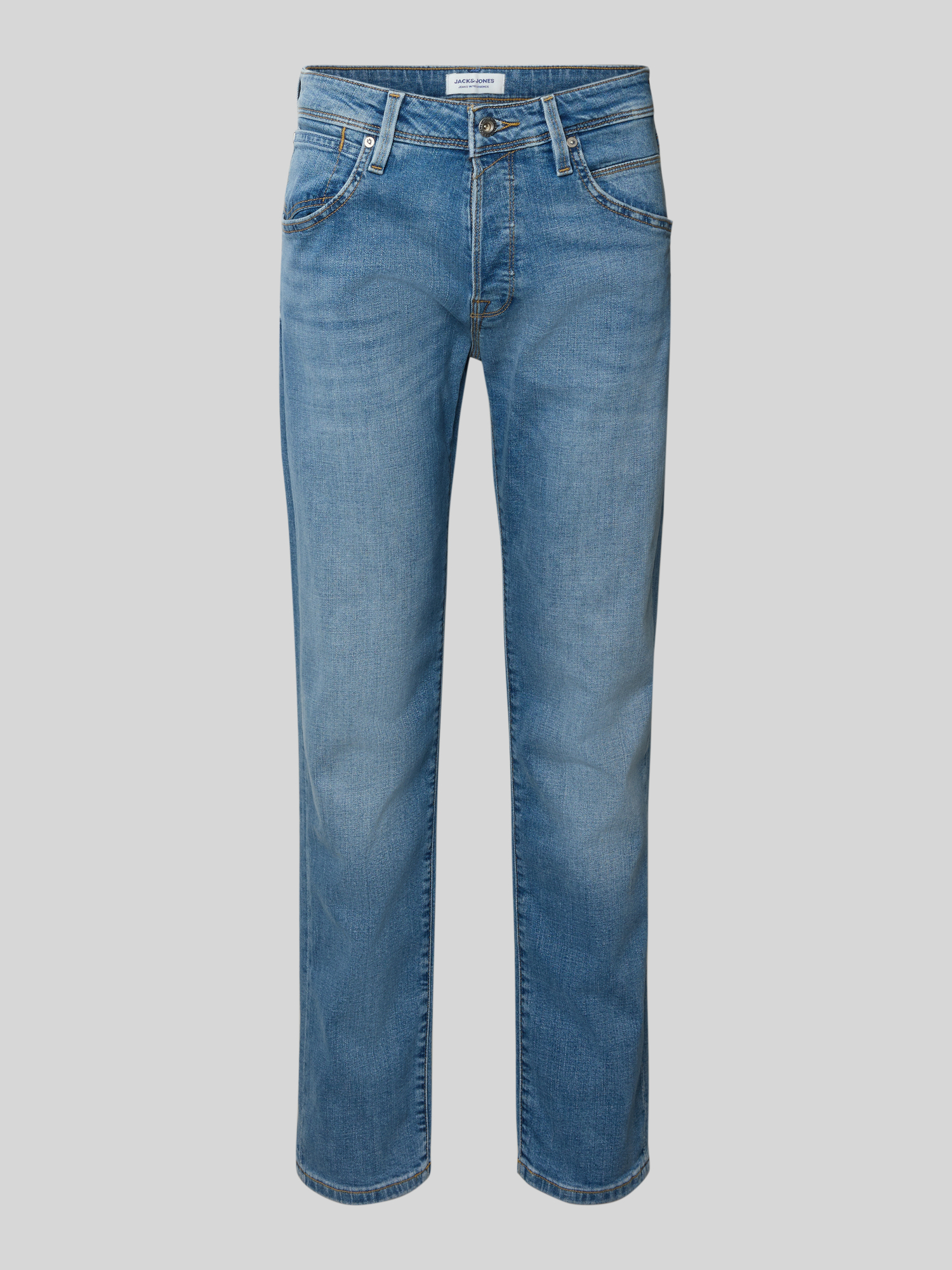 Jack & Jones Herren Mike Straight Leg Jeans - Hellblau - Gr. 28/32