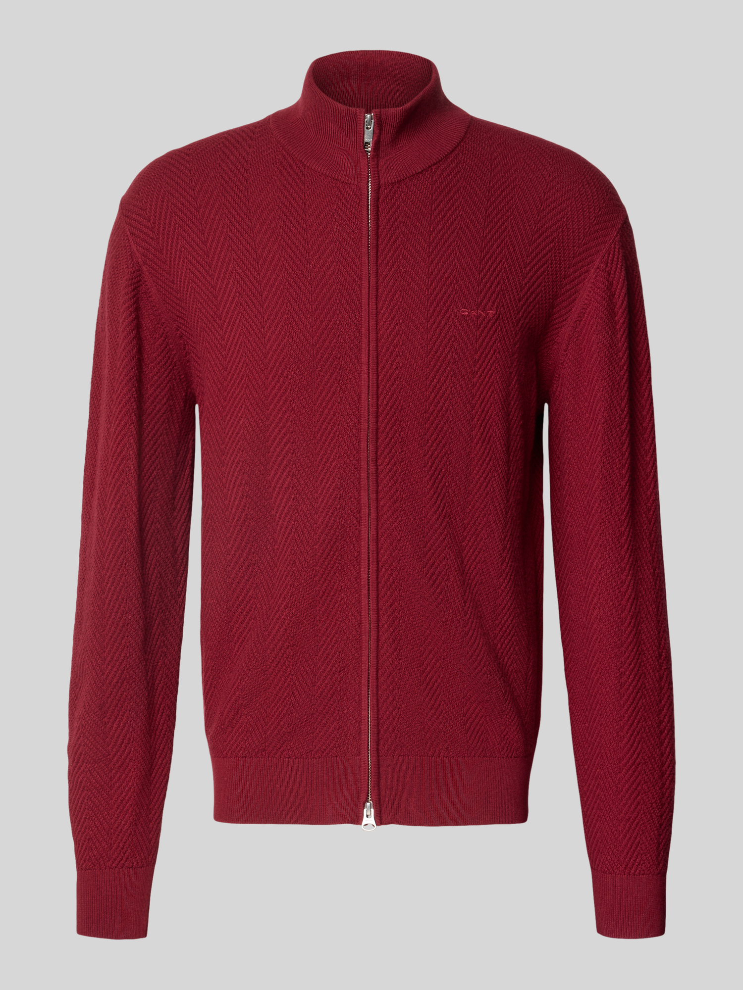 Gant Herren Bordeaux Strickjacken & Cardigans, Gr. M