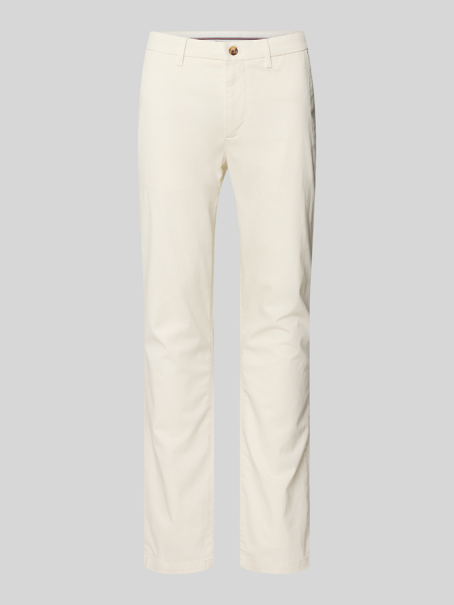 Tommy Hilfiger Herren Chino Slim Fit Hose 38/32 Offwhite