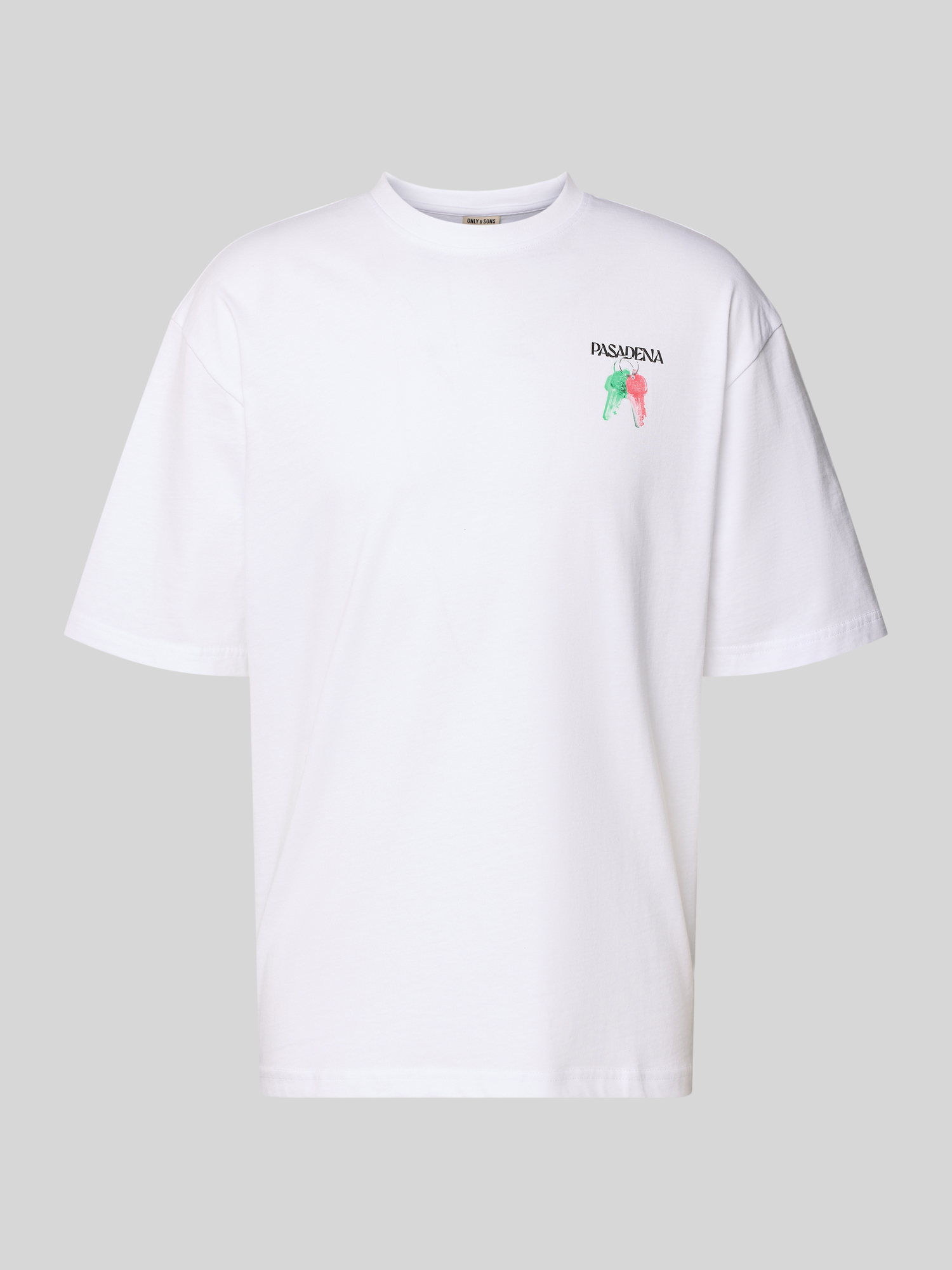 Only & Sons Herren T-Shirt Gr. M Weiss