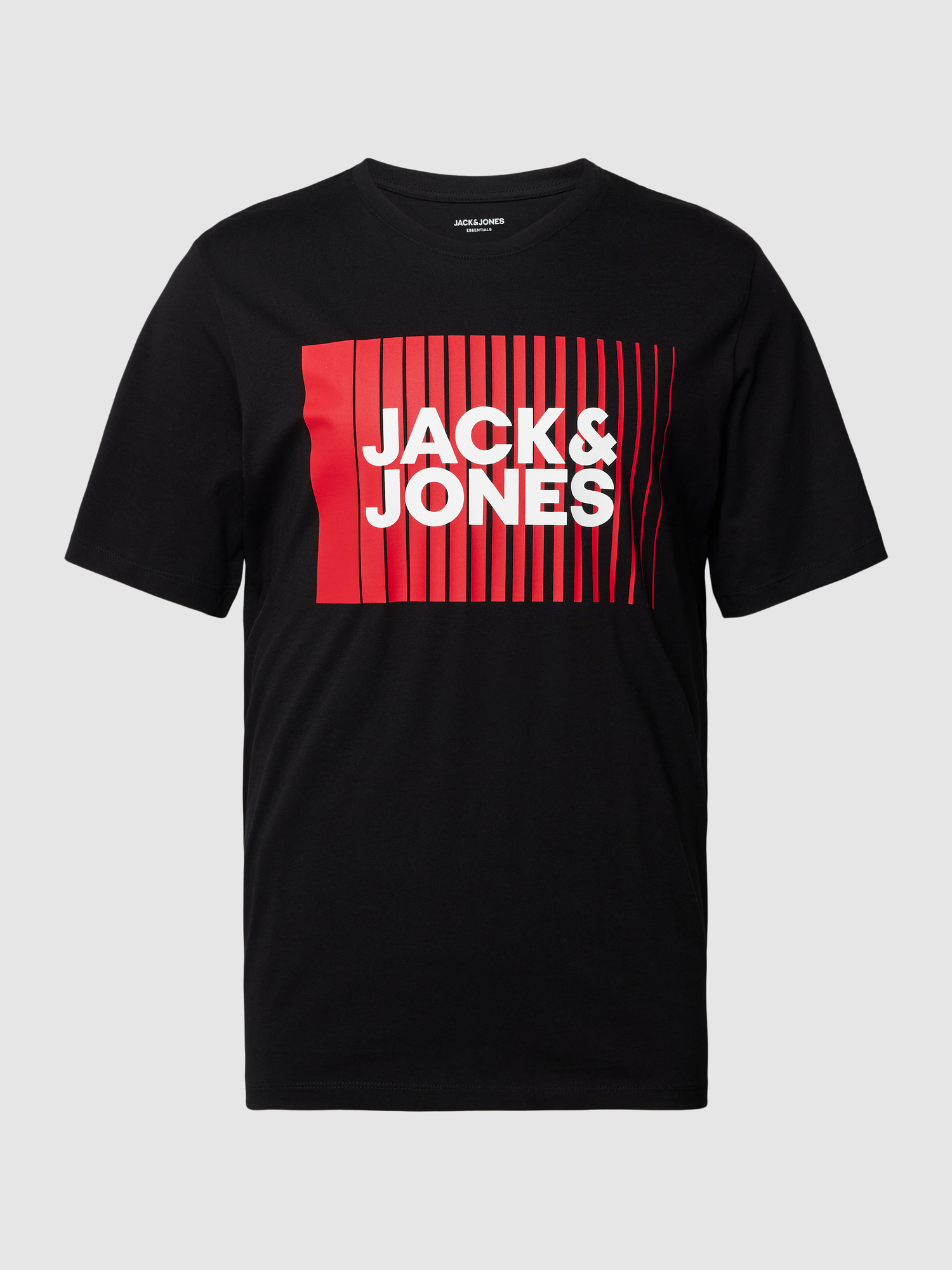 jack & jones - T-Shirt - Baumwolle - Gr. M - Schwarz