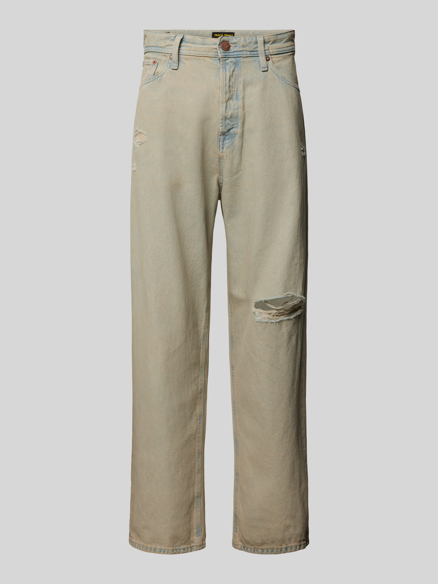 Jack & Jones Herren Baggy Jeans Hellblau 30/32 100% Baumwolle
