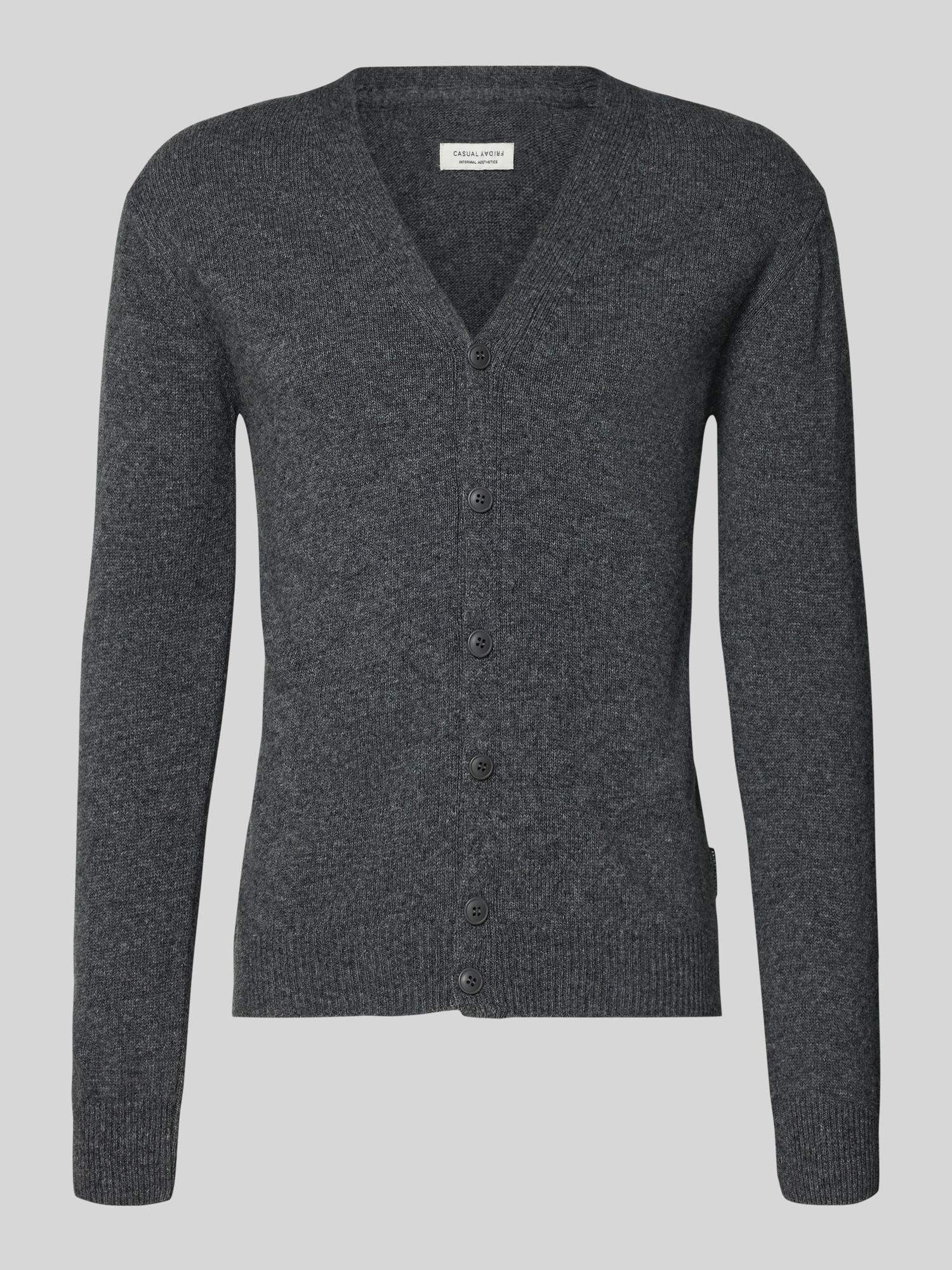 Casual Friday Grau Strickjacke Karl - Bild 6