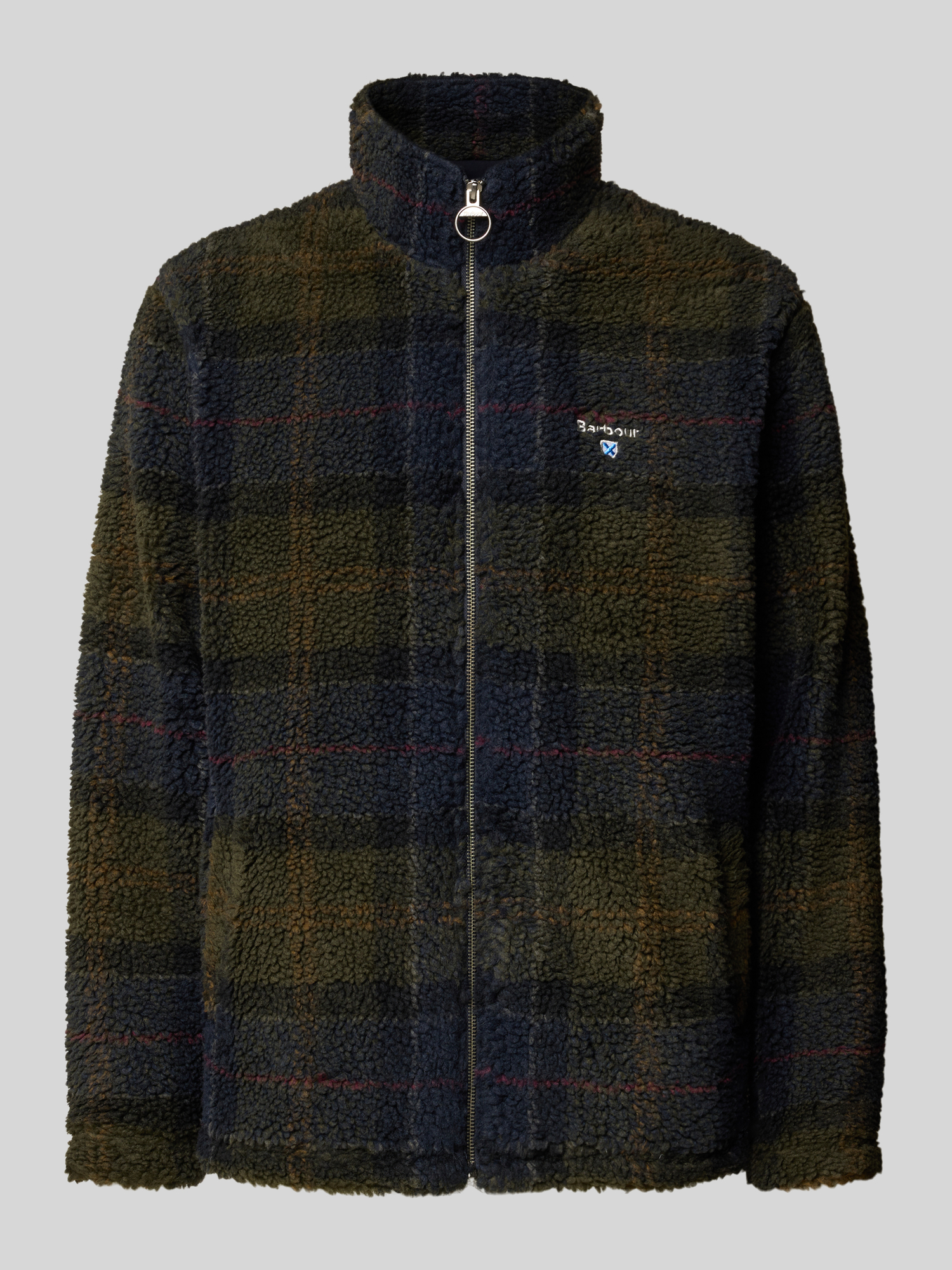 Barbour - Tartan Sherpa Fleece - Jackets - Herren - Grün - 2XL - Bild 9