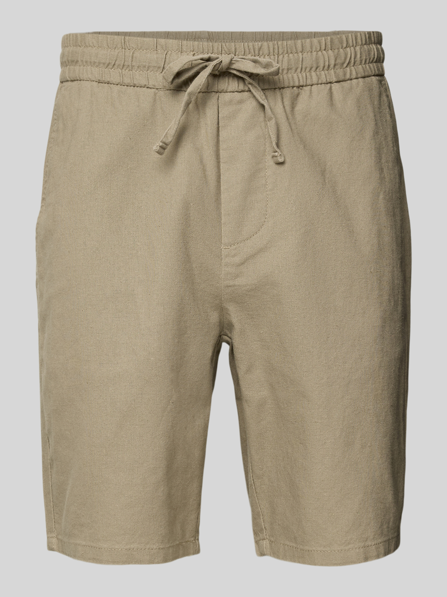 Only & Sons Herren Leinenmischung Bermuda Shorts Gr. S Taupe