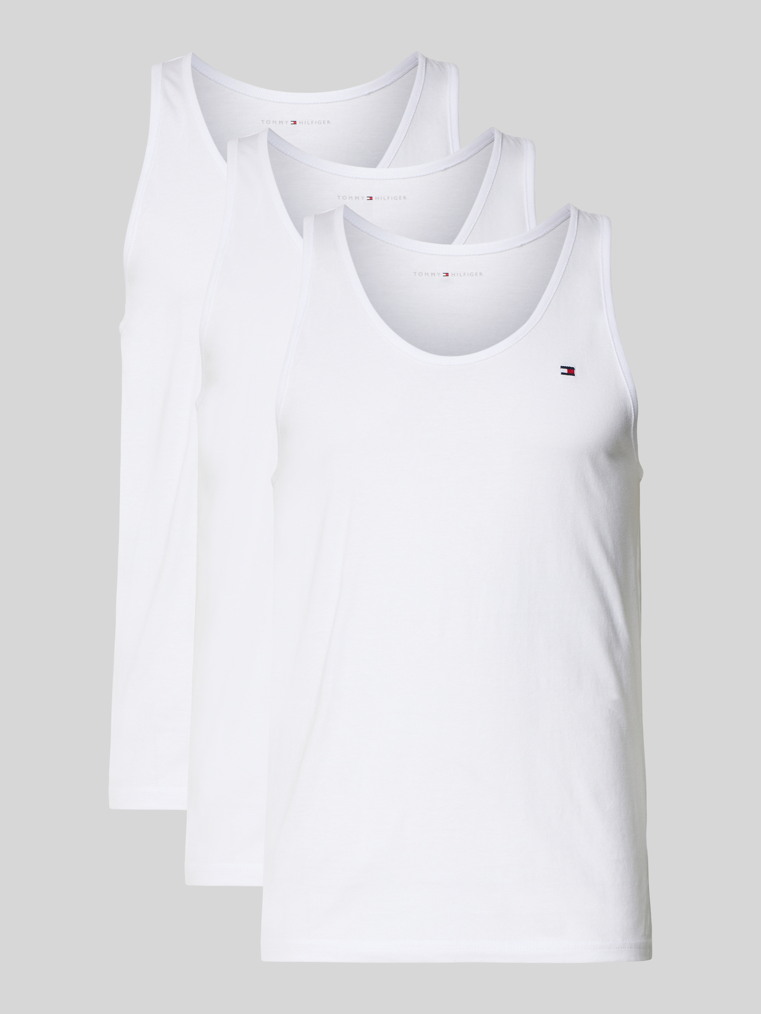 Tommy Hilfiger Herren 3er Pack Tank Tops Rundhalsausschnitt - Bild 2
