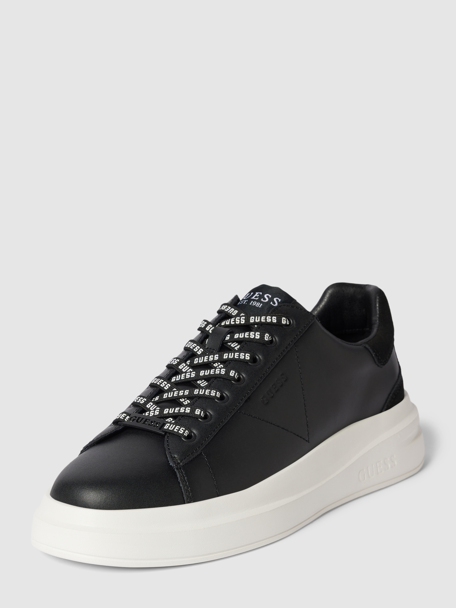 Guess Herren Schwarz Sneakers Elba Fmpvib Sue12 40 - Bild 6