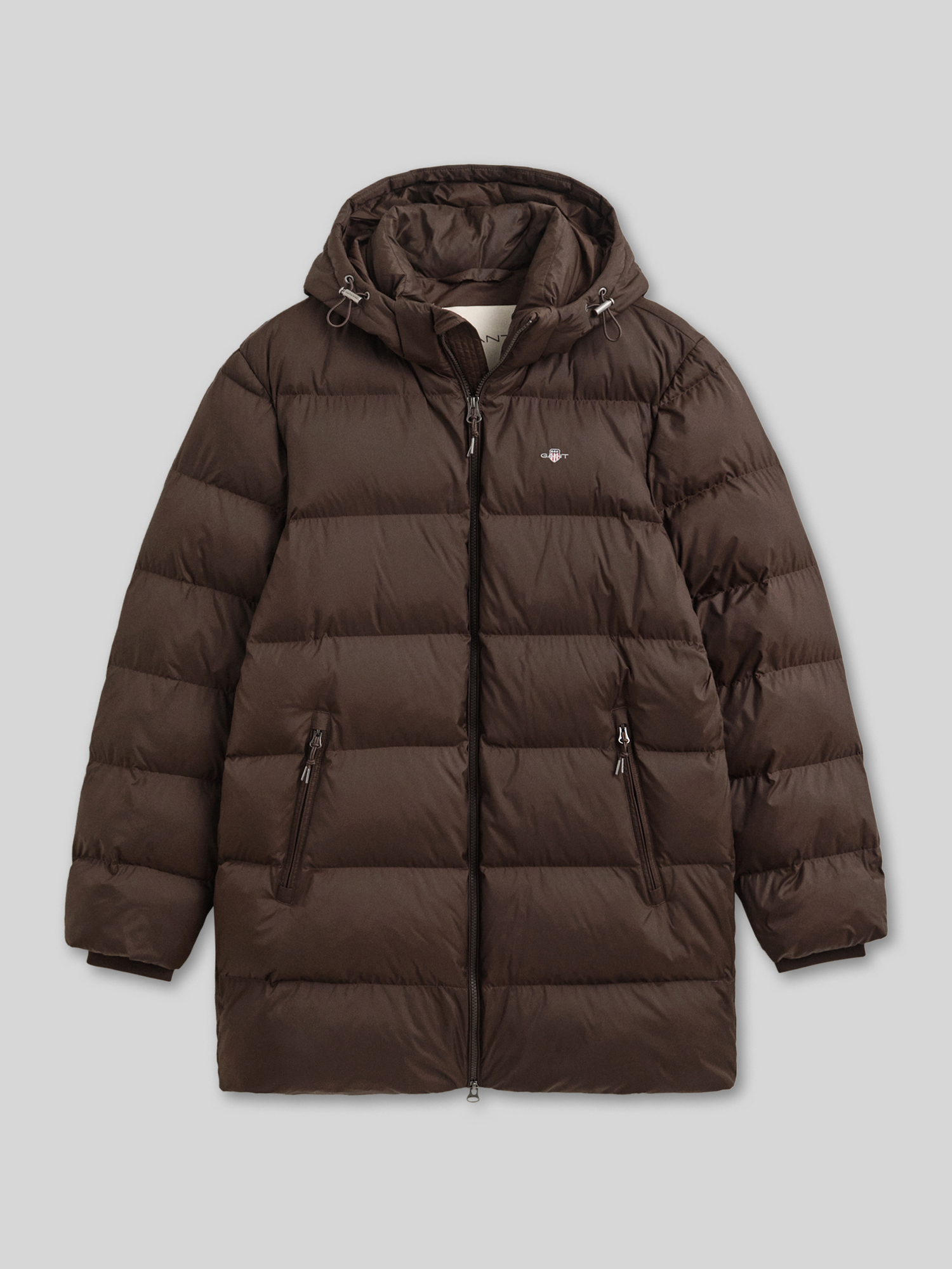 Gant Herren Dunkelbraun Daunenjacken, Braun, Gr. Xl