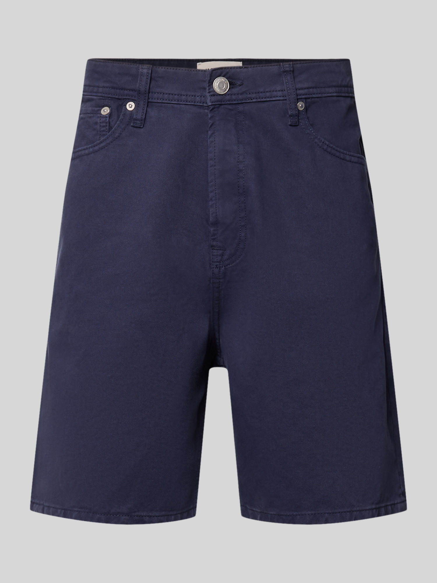 Jack & Jones Herren Bermuda Shorts Straight Fit Baumwolle Marine Gr. L