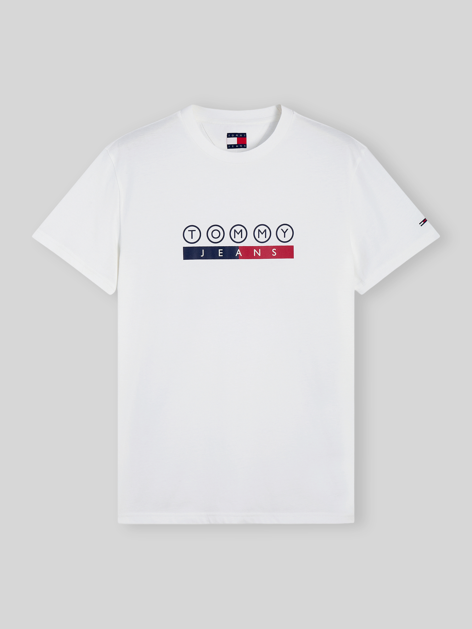 Tommy Jeans Herren Ecru Tommy Hilfiger T-Shirts, Beige, Gr. M