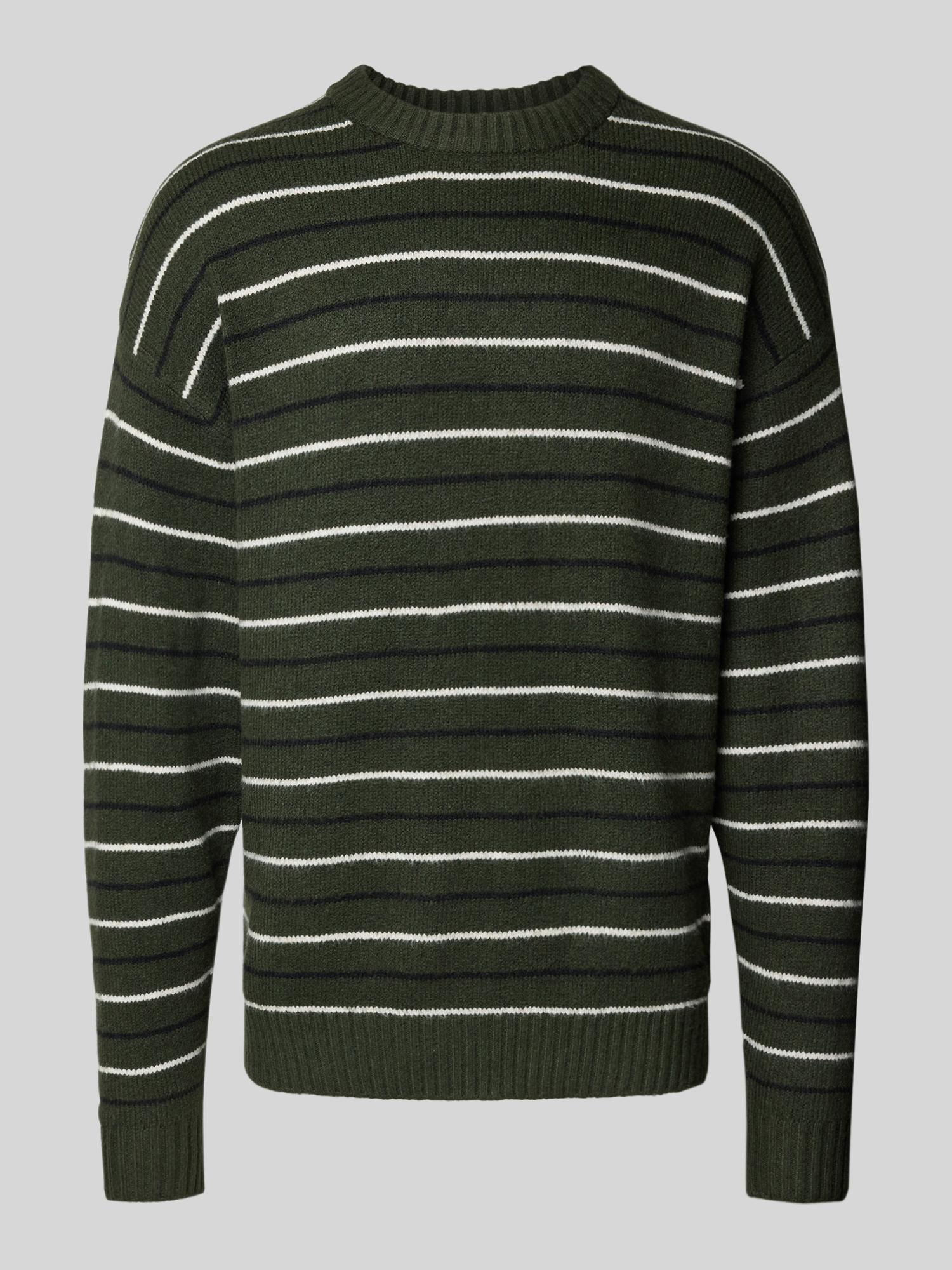 Jack & Jones Herren Pullover Rundhals Baumwolle Mix Oliv XL