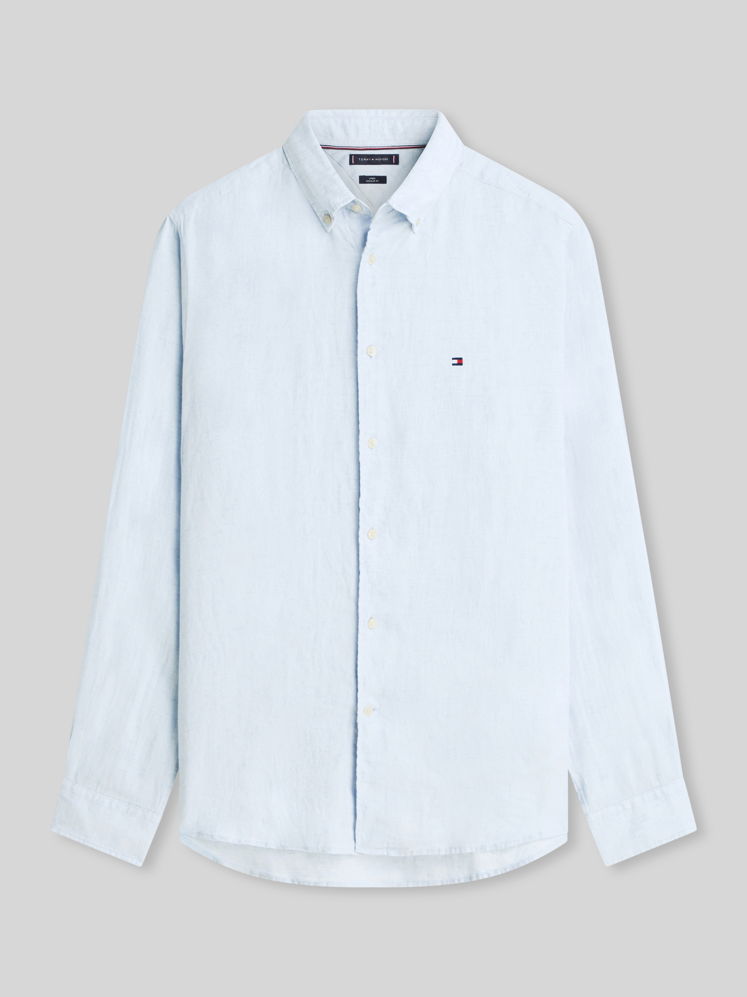 Tommy Hilfiger - Herren - Hemd - XXL - Hellblau - Leinen